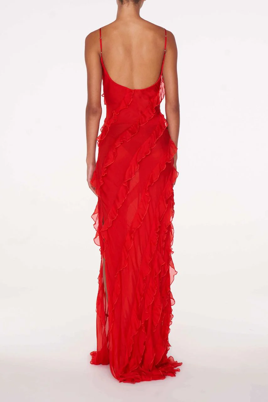 Rat & Boa Cecelia Dress - Red - Image 6
