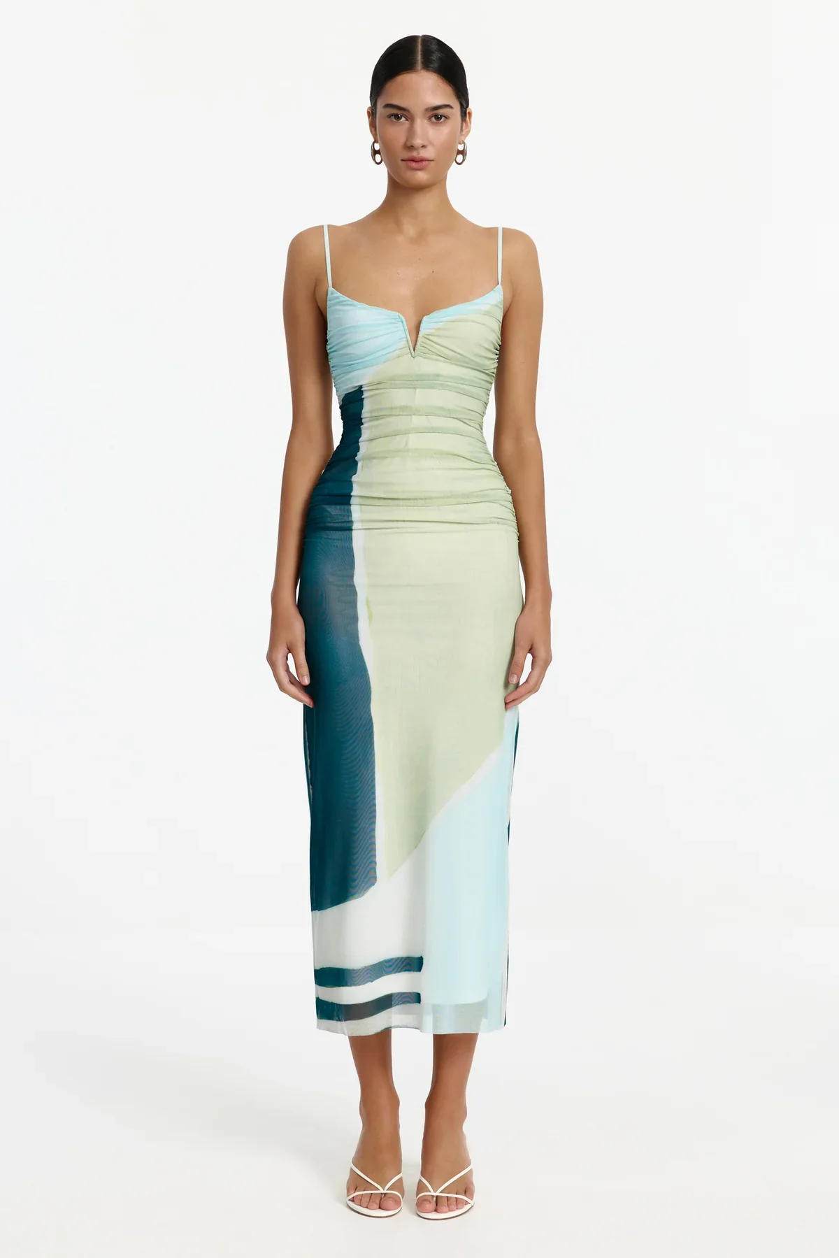 Significant Other Yusra Midi Dress - Azurea Print