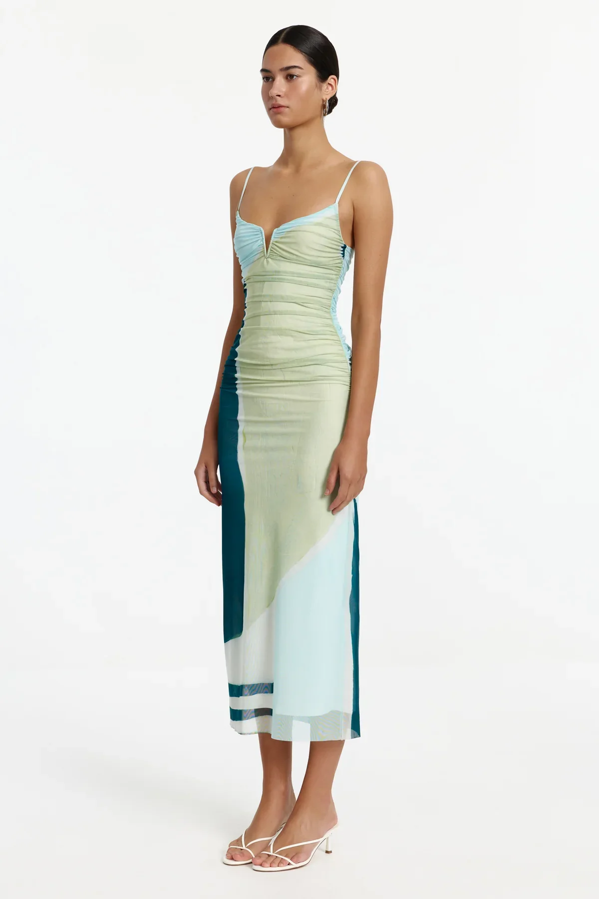 Significant Other Yusra Midi Dress - Azurea Print - Image 2