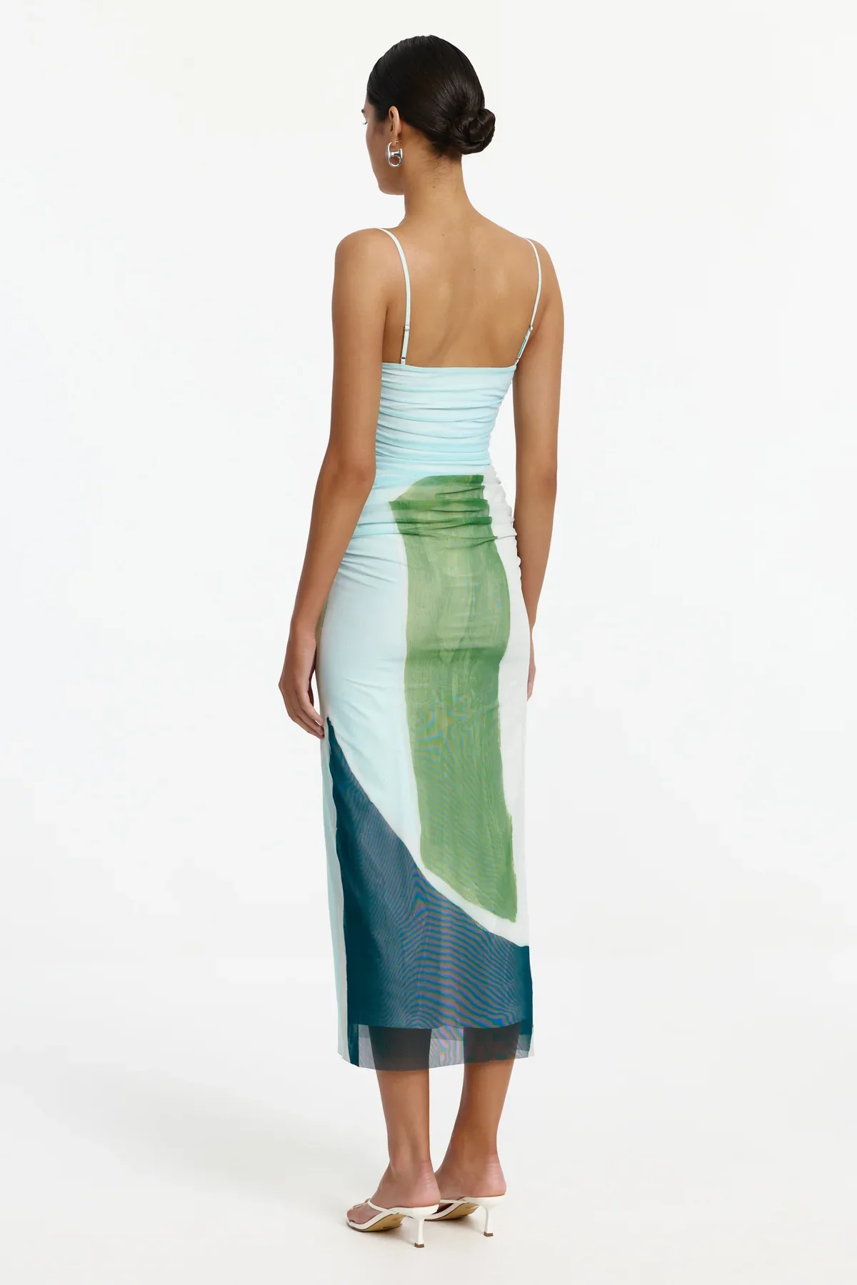 Significant Other Yusra Midi Dress - Azurea Print - Image 3