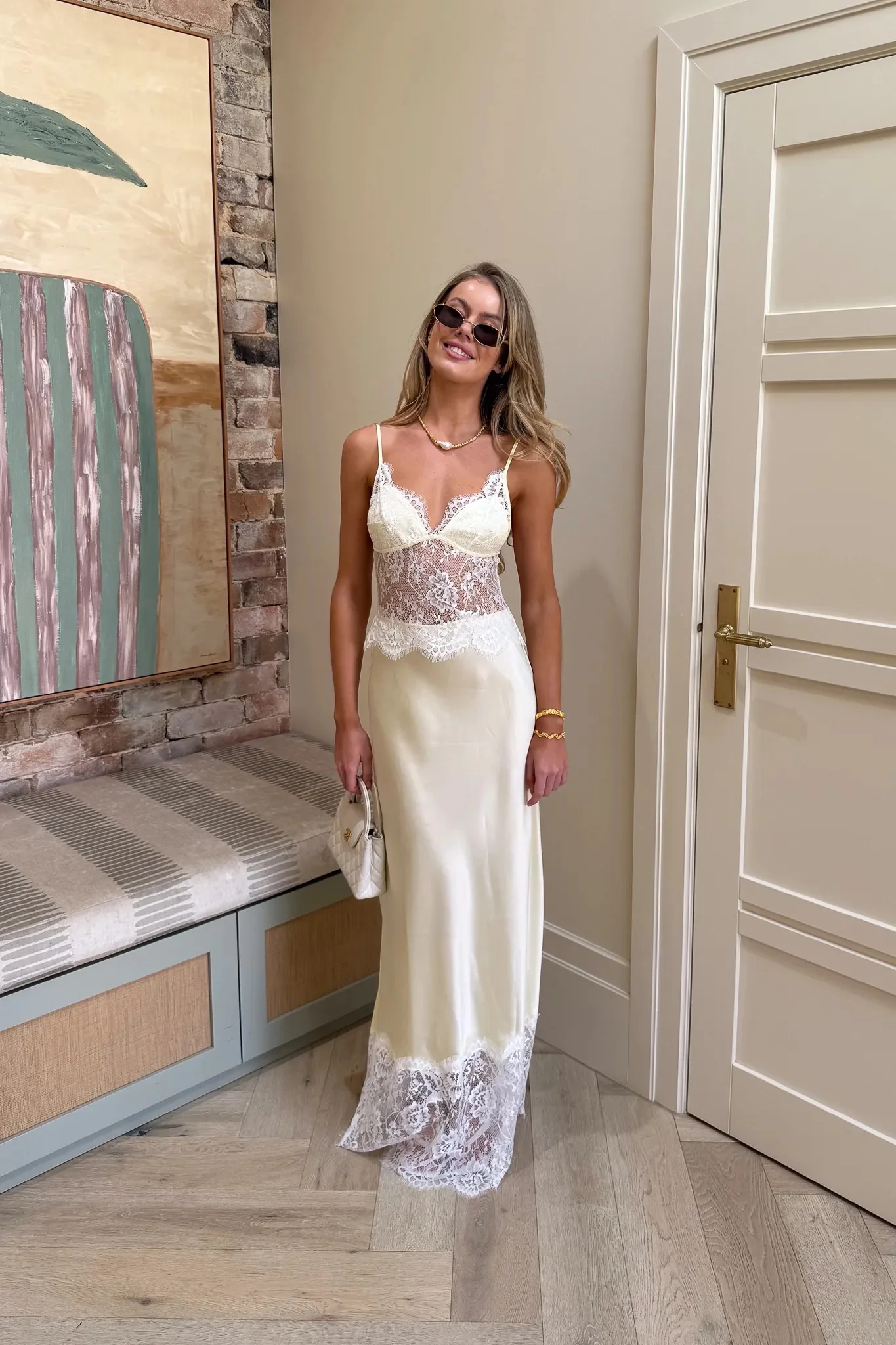 Sneaky Link Lilah Maxi Dress - Lemon - Image 2