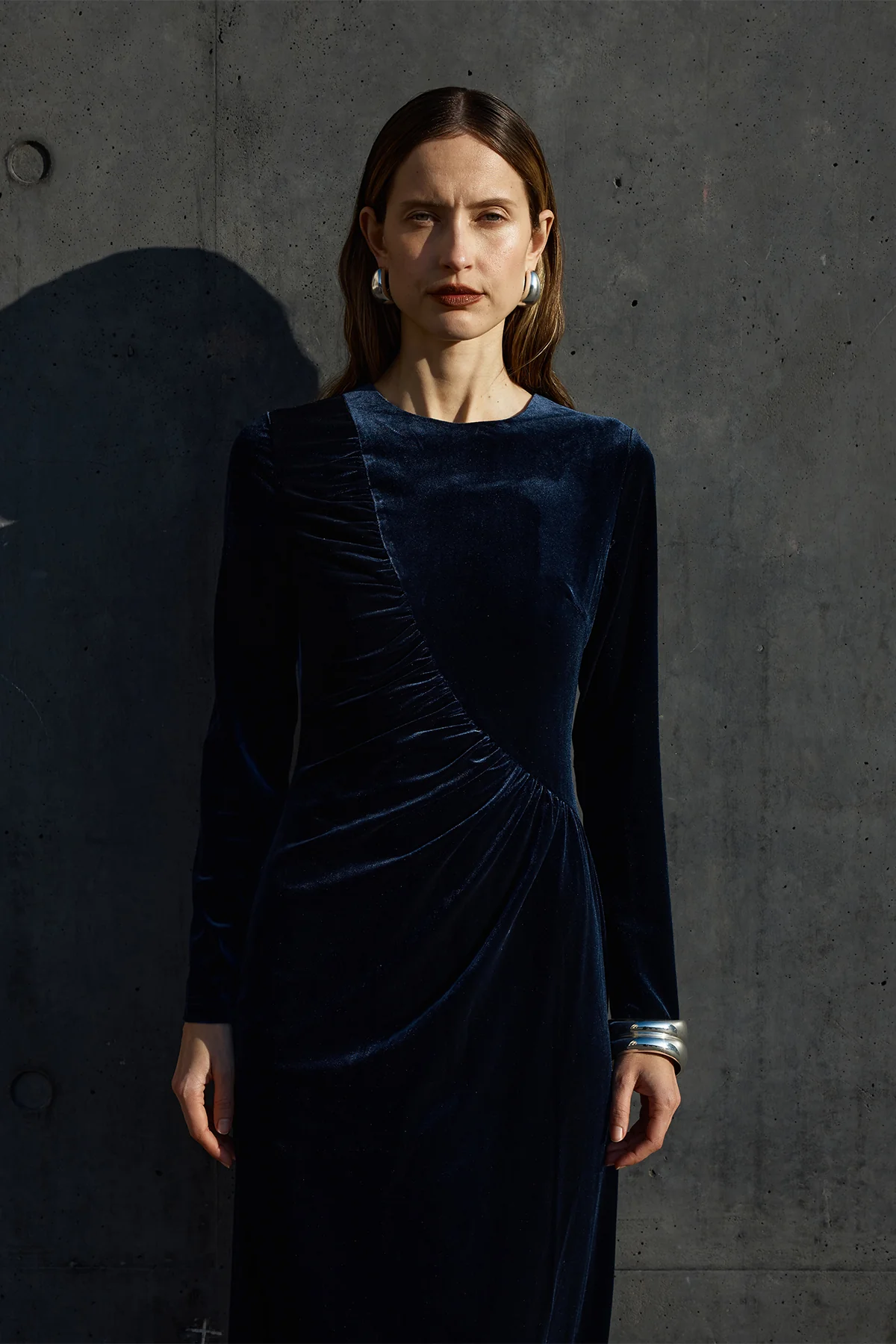 Sofia Irina Alejandro Gown - Navy - Image 4