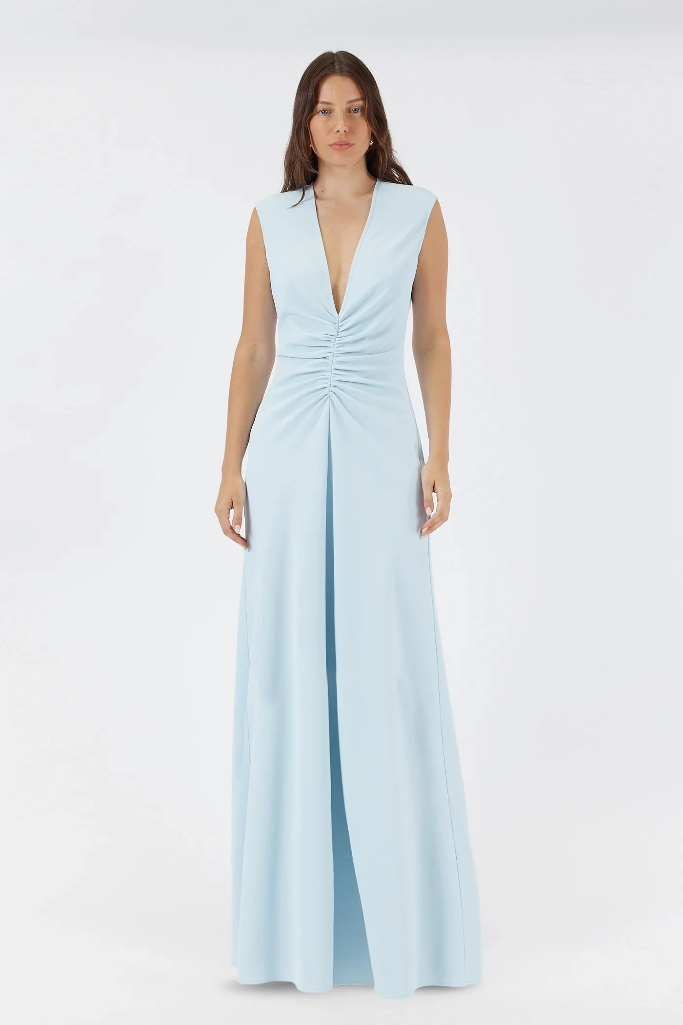 Sofia Irina Mara Maxi Gown - Ice