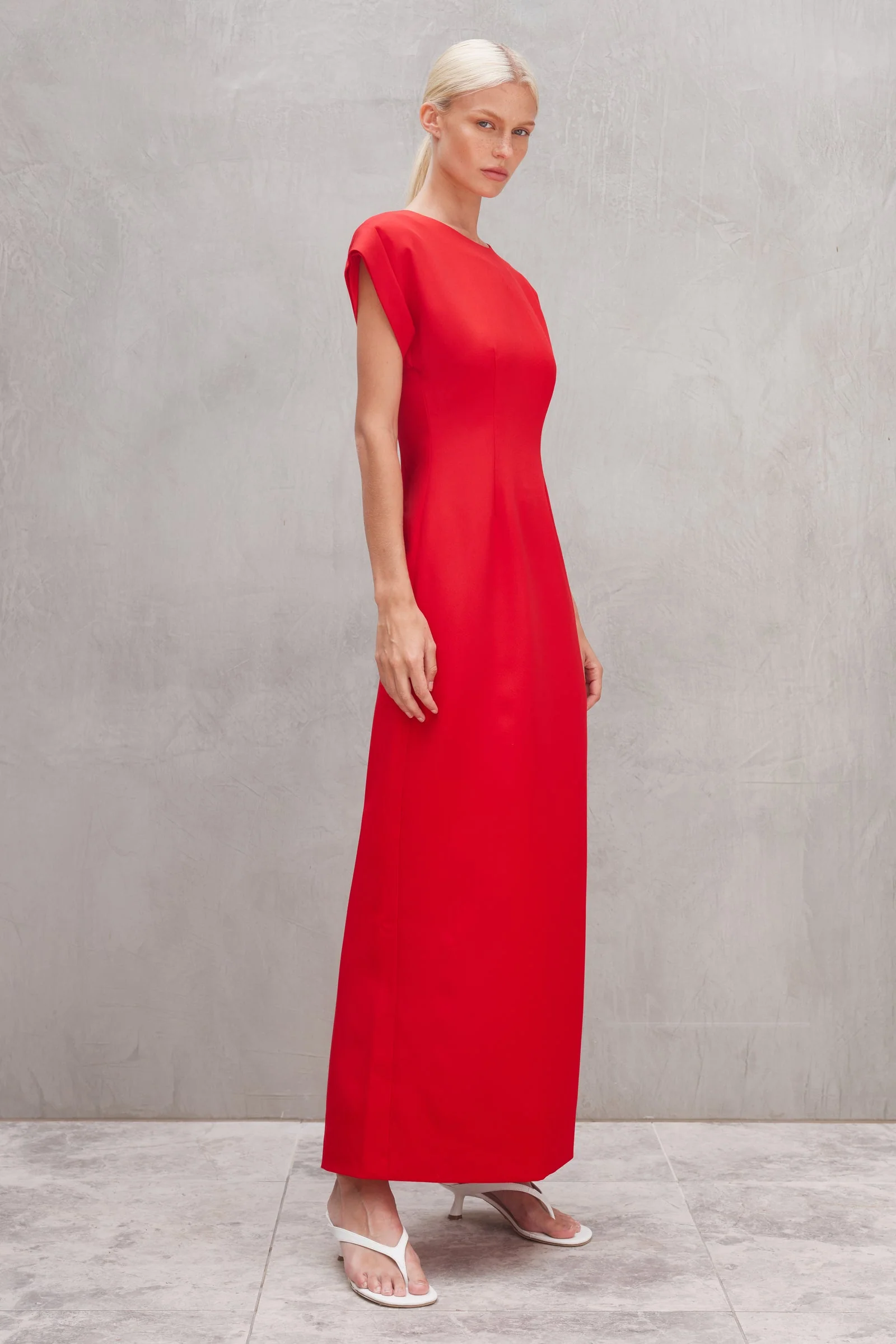 Sofia Irina Renee Maxi Dress - Red - Image 2
