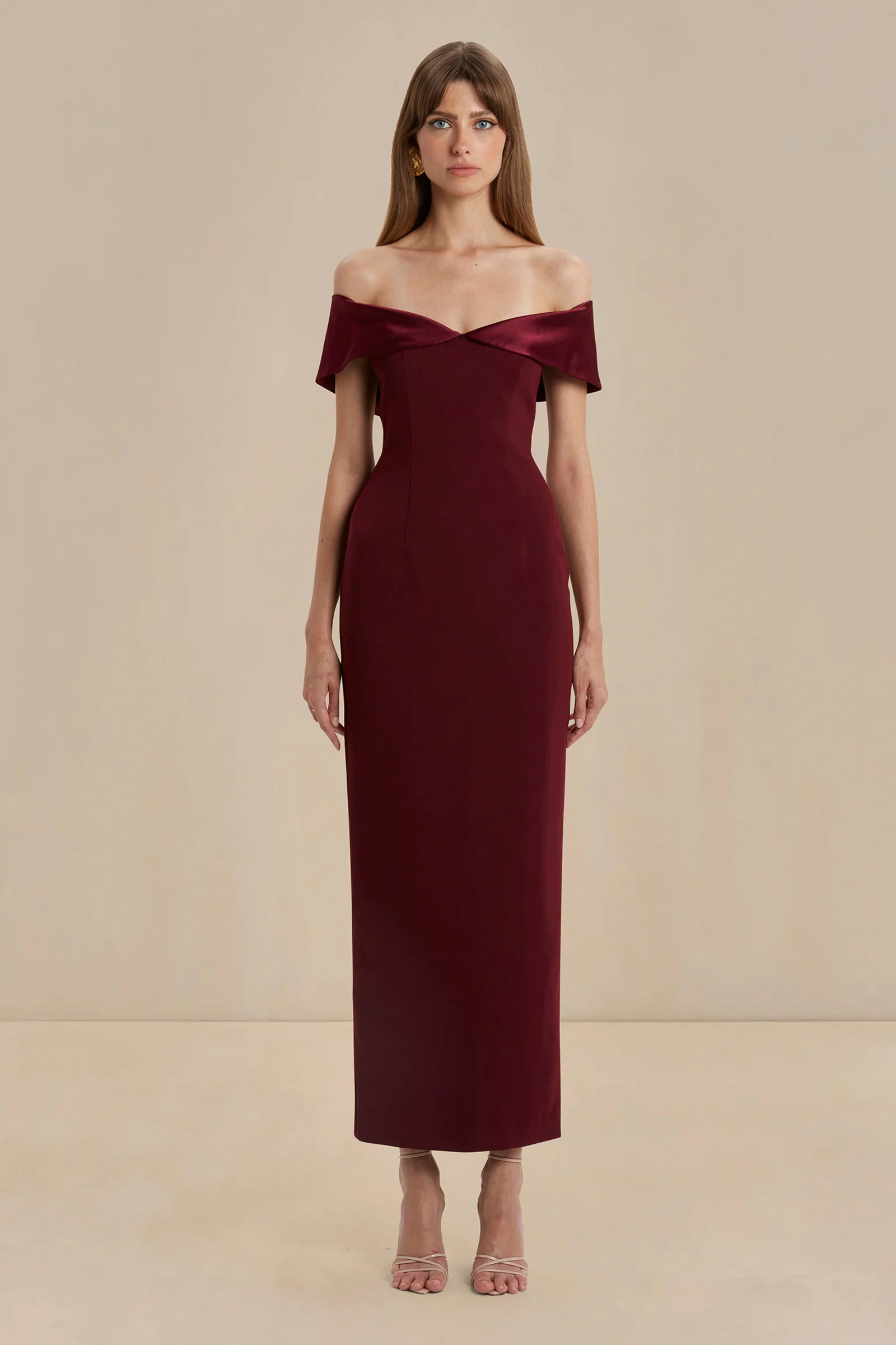 Sonya Alehi Dress - Merlot - Image 2