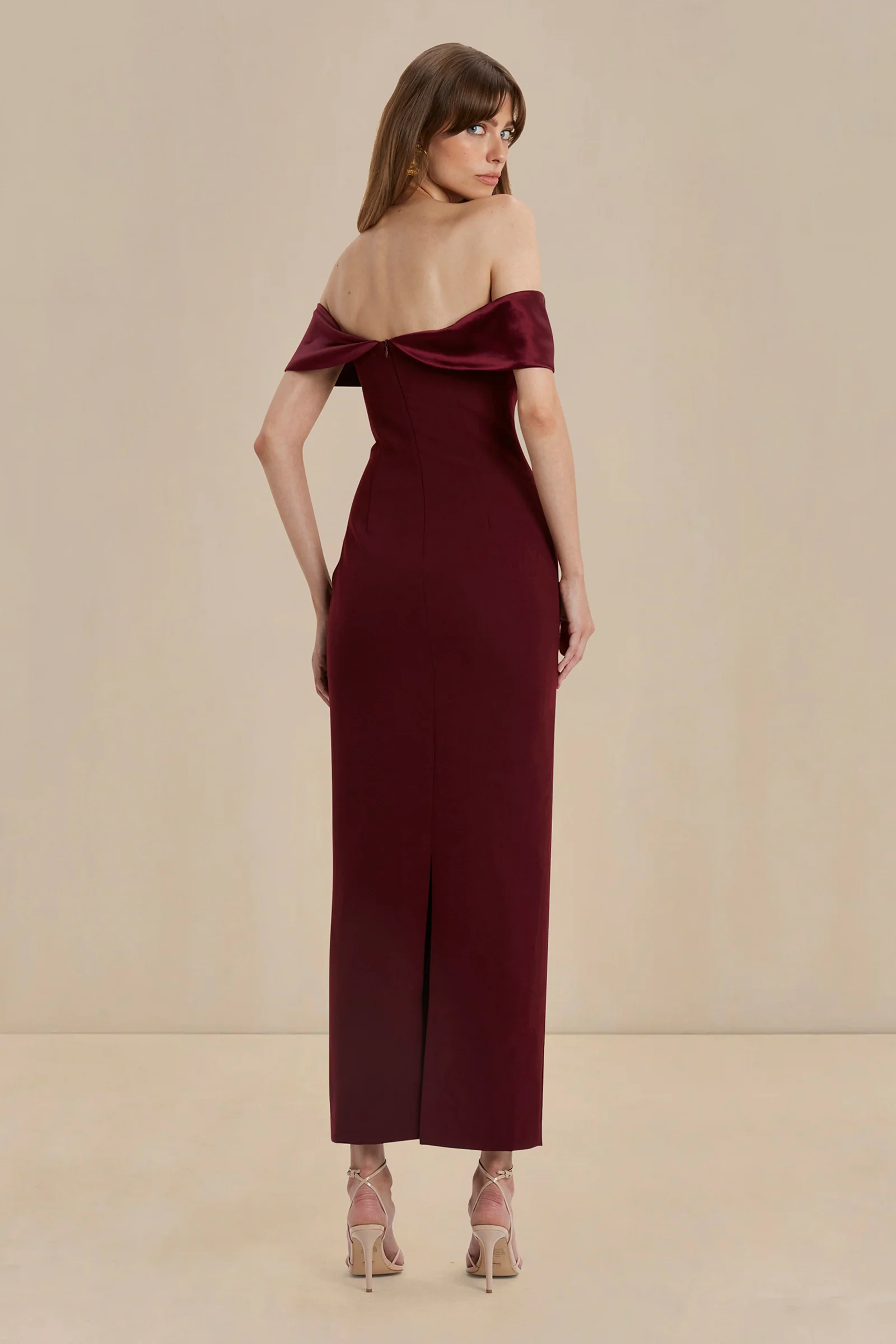 Sonya Alehi Dress - Merlot - Image 3