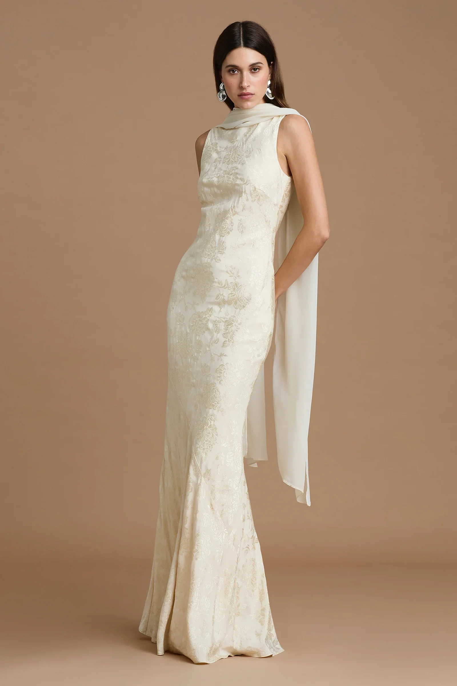 Sonya Athene Maxi Dress - Cream