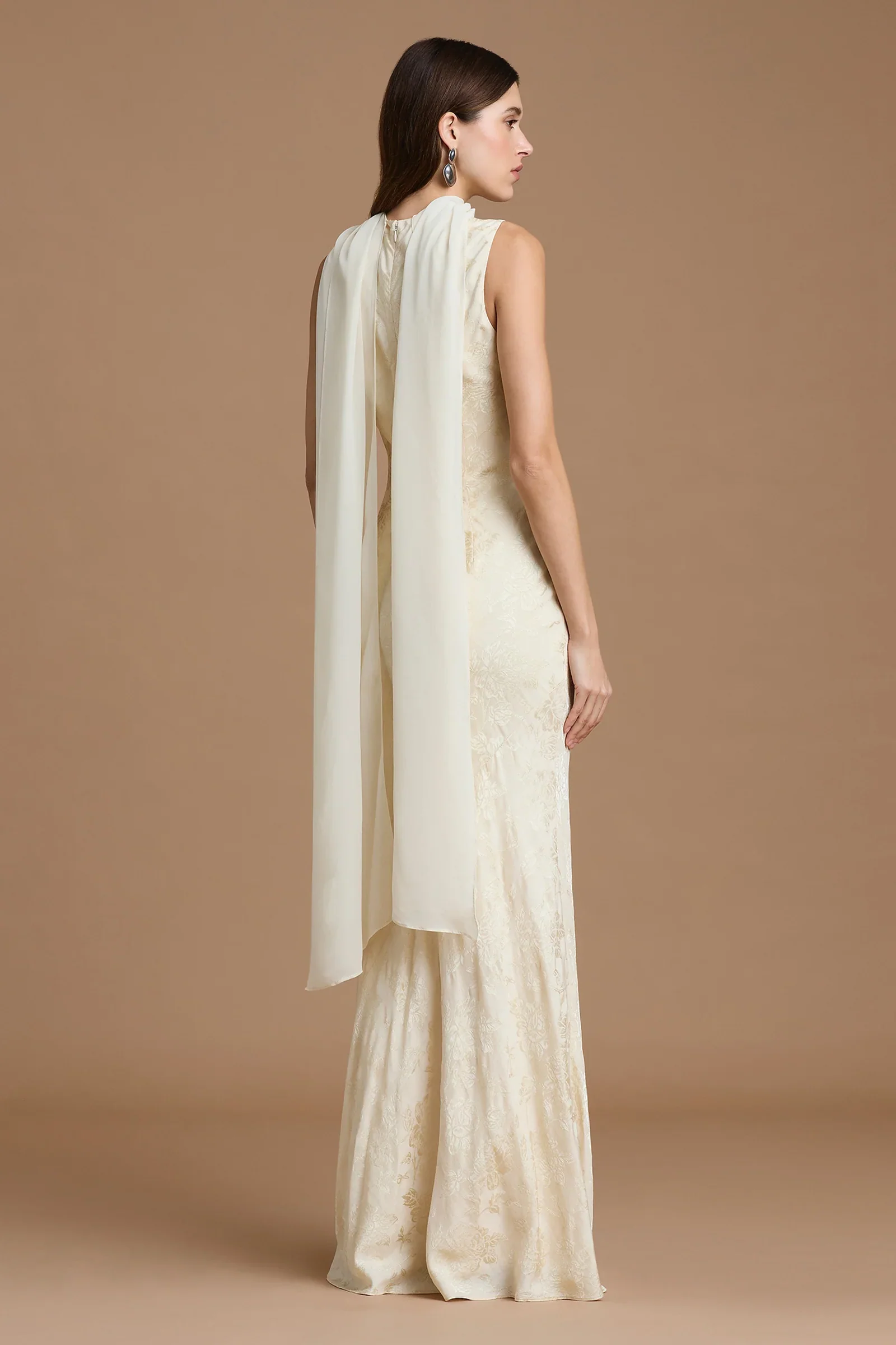Sonya Athene Maxi Dress - Cream - Image 3