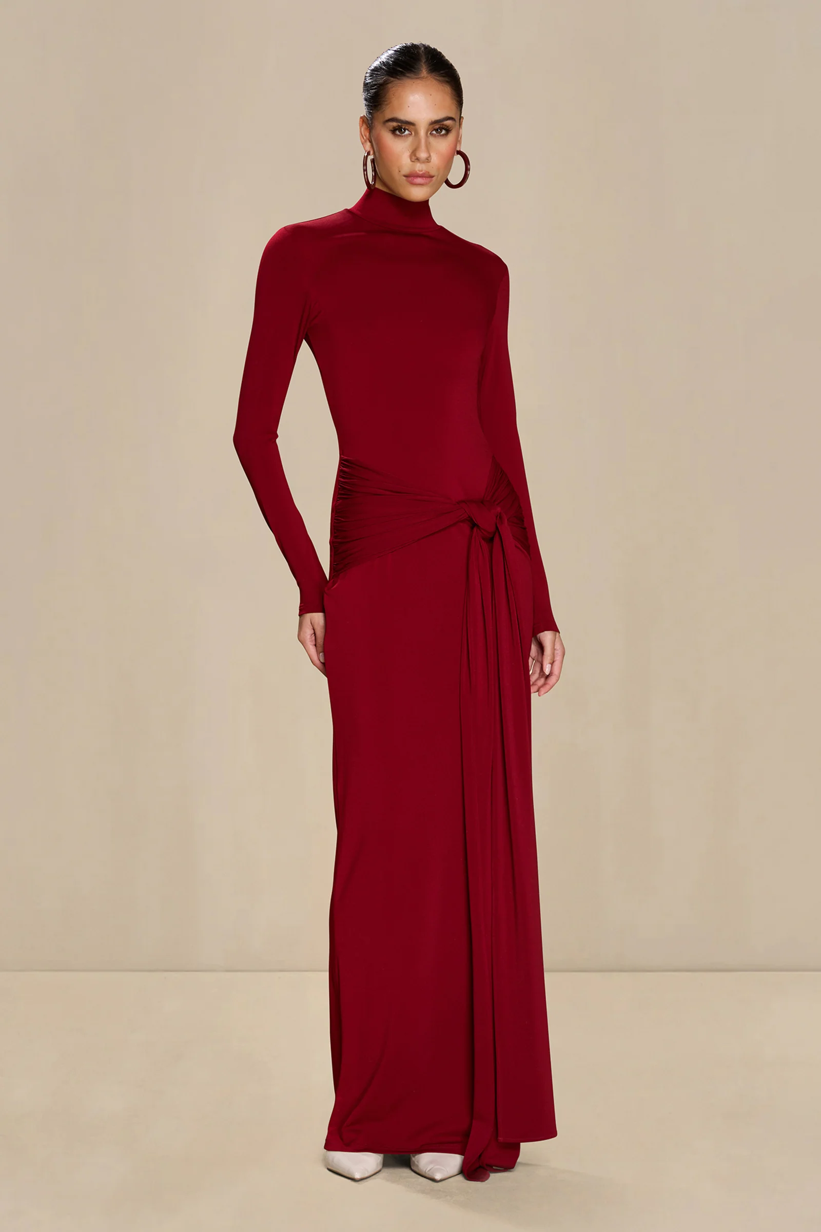 Sonya Aurelia Gown - Merlot - Image 2