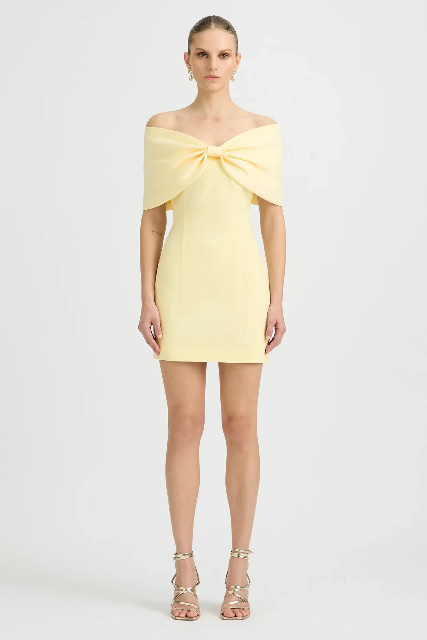 Sonya Belluno Mini Dress - Butter Yellow