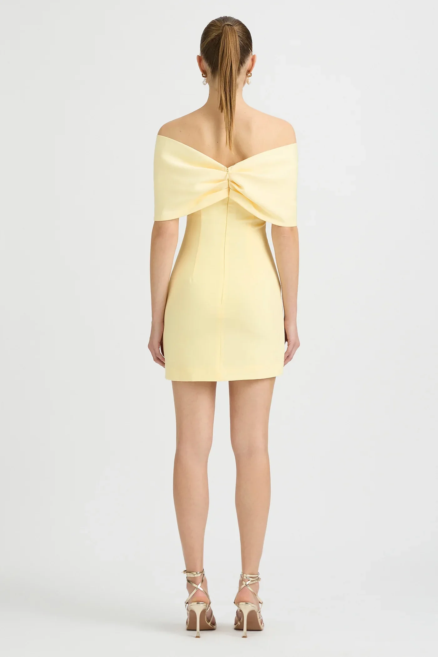 Sonya Belluno Mini Dress - Butter Yellow - Image 5