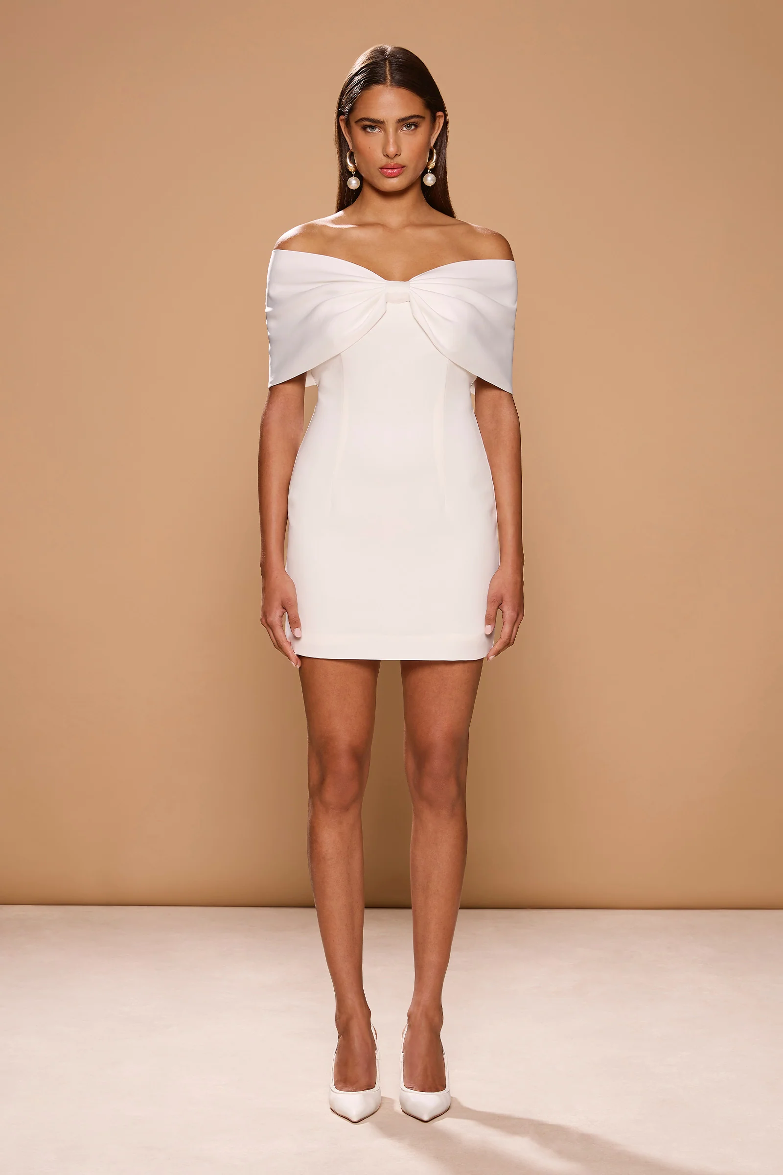 Sonya Belluno Mini Dress - White - Image 3