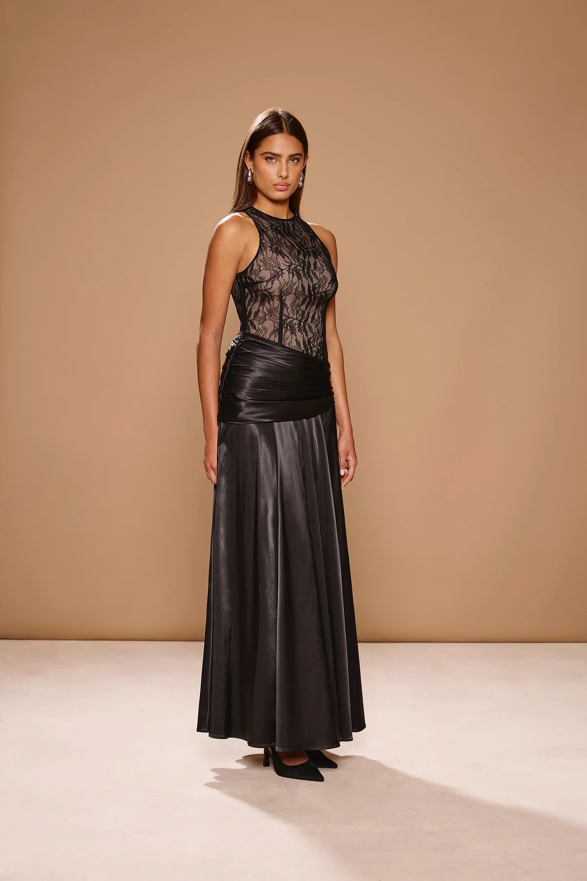 Sonya Dalia Gown - Black - Image 2