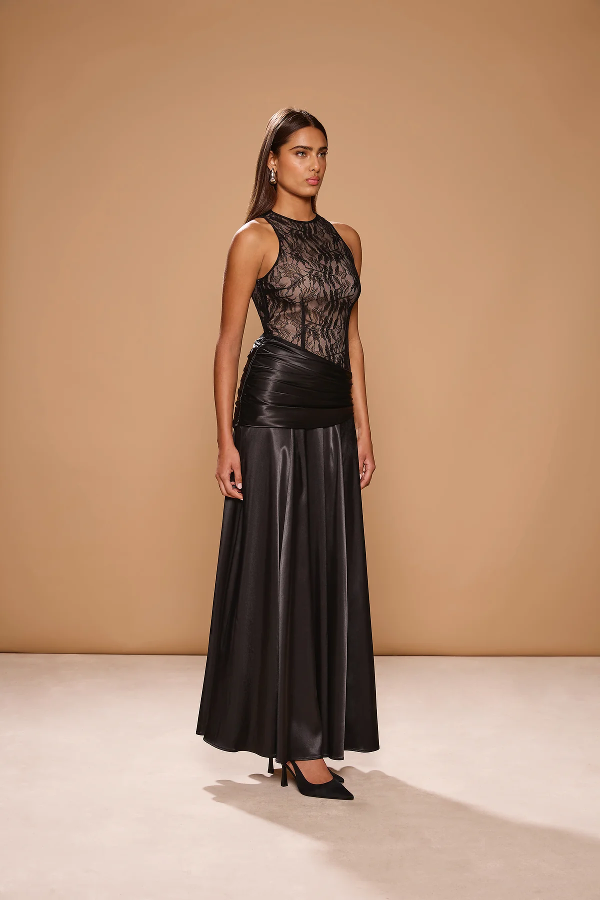 Sonya Dalia Gown - Black - Image 4