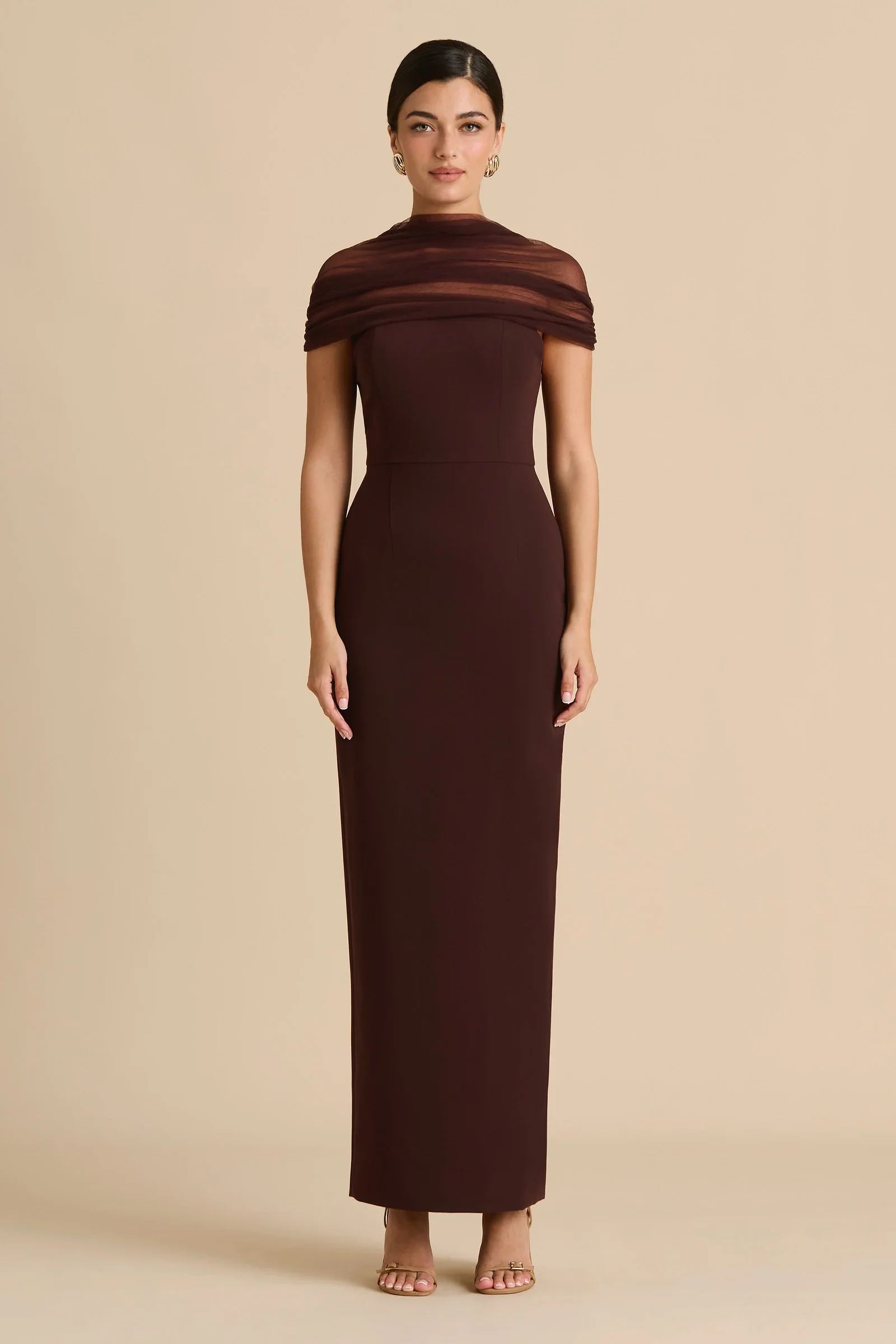 Sonya Lola Midi Dress - Caccao