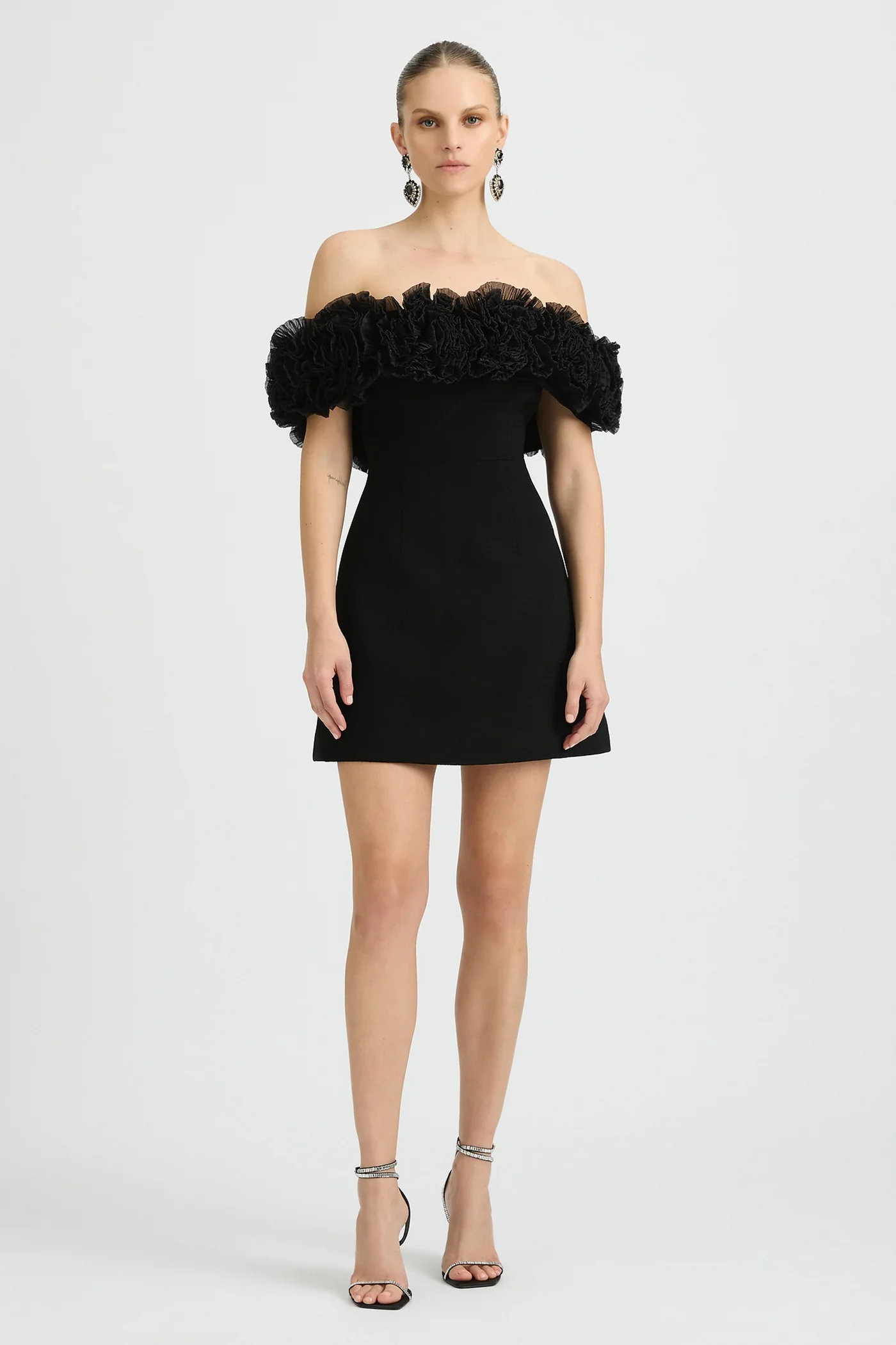 Sonya Nahla Mini Dress - Black