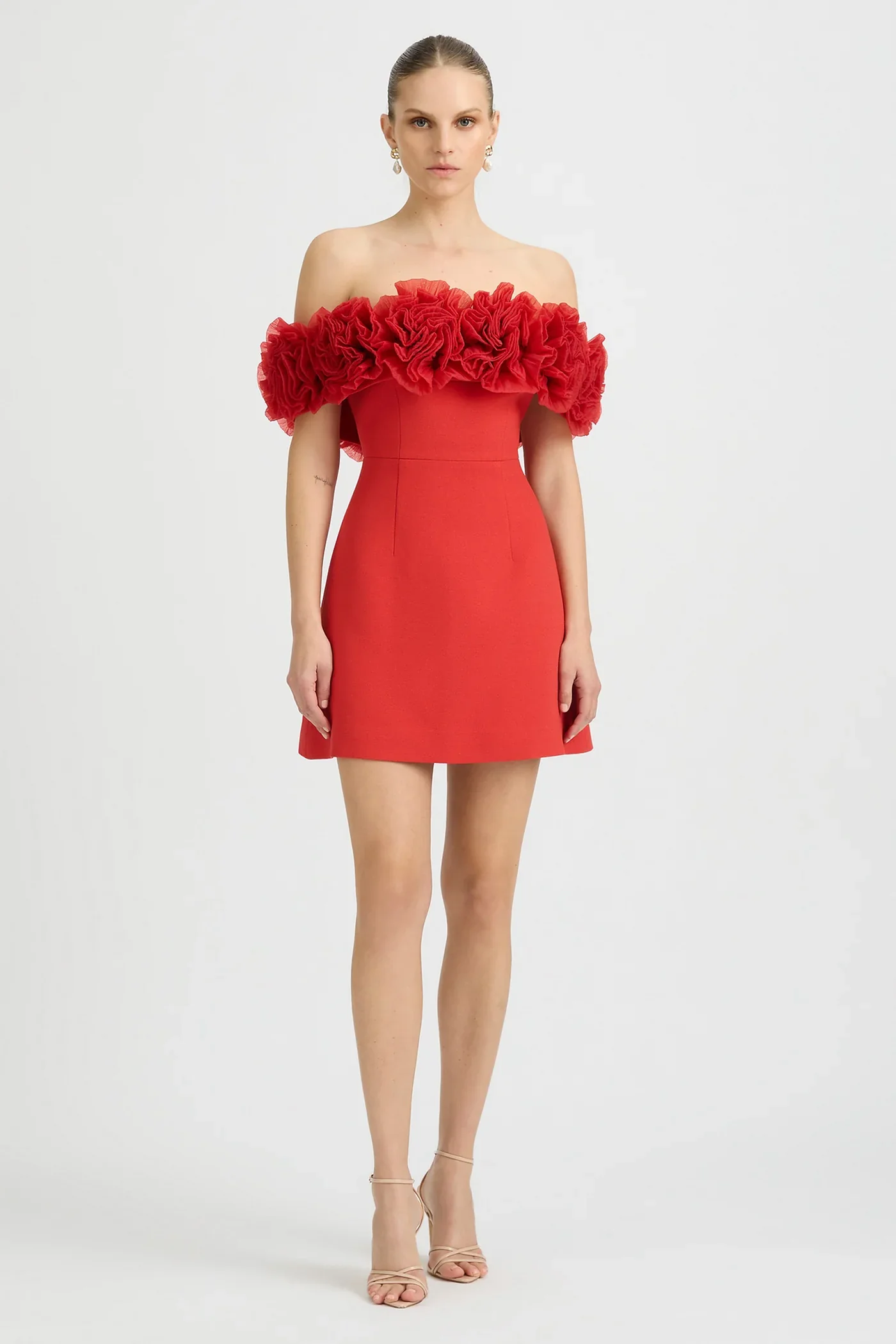 Sonya Nahla Mini Dress - Sorrento Red