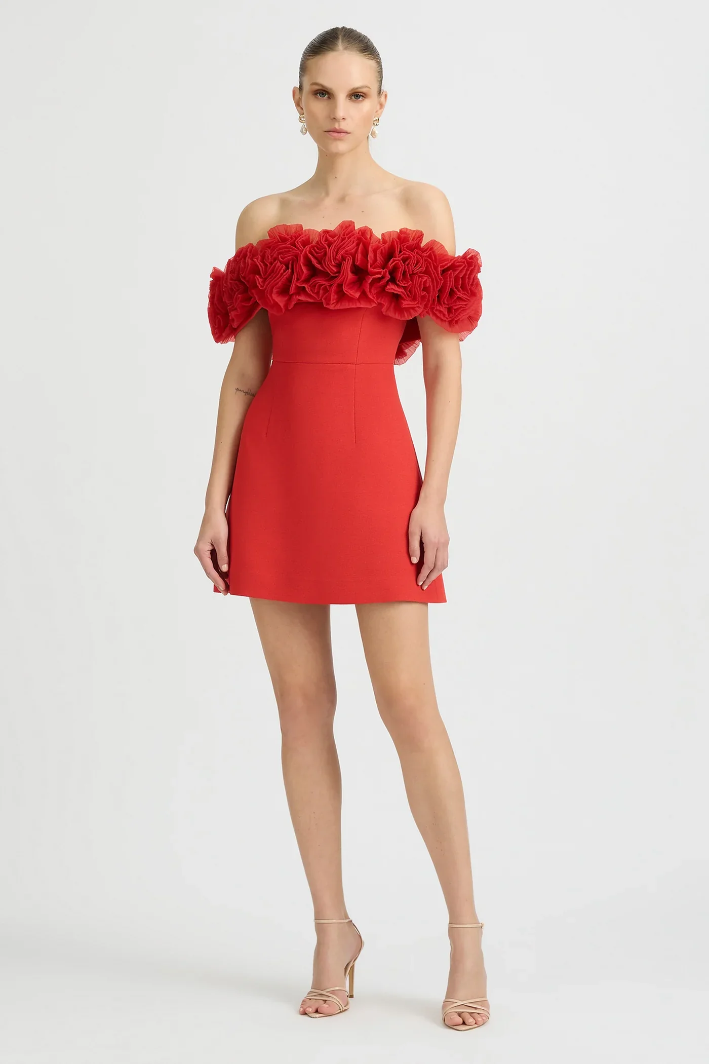 Sonya Nahla Mini Dress - Sorrento Red - Image 5