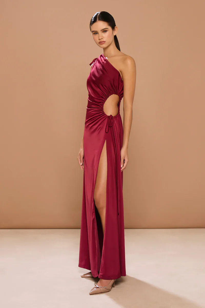 Sonya Nour Maxi Dress - Wine - Image 2