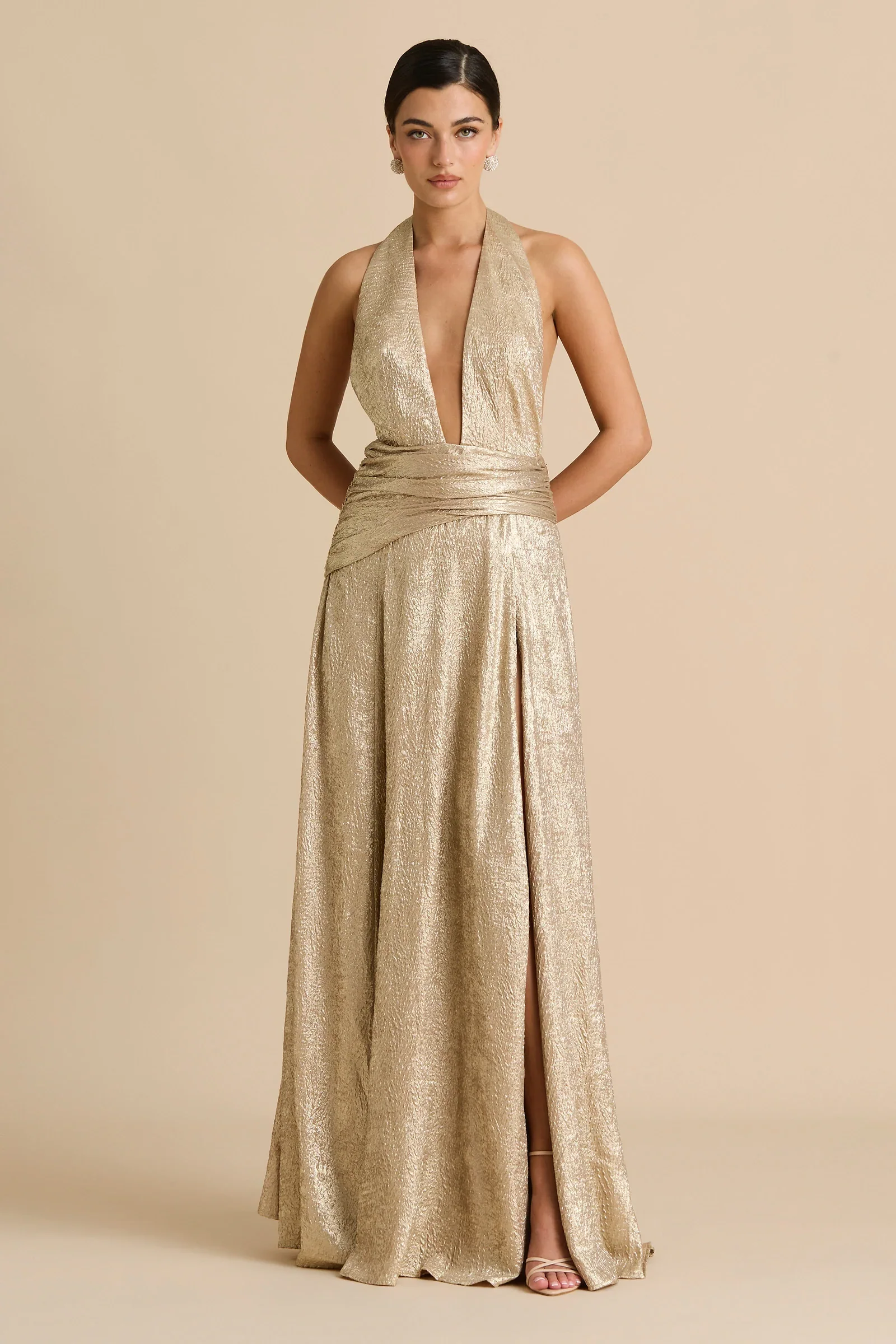 Sonya Zephyr Gown - Gold - Image 2