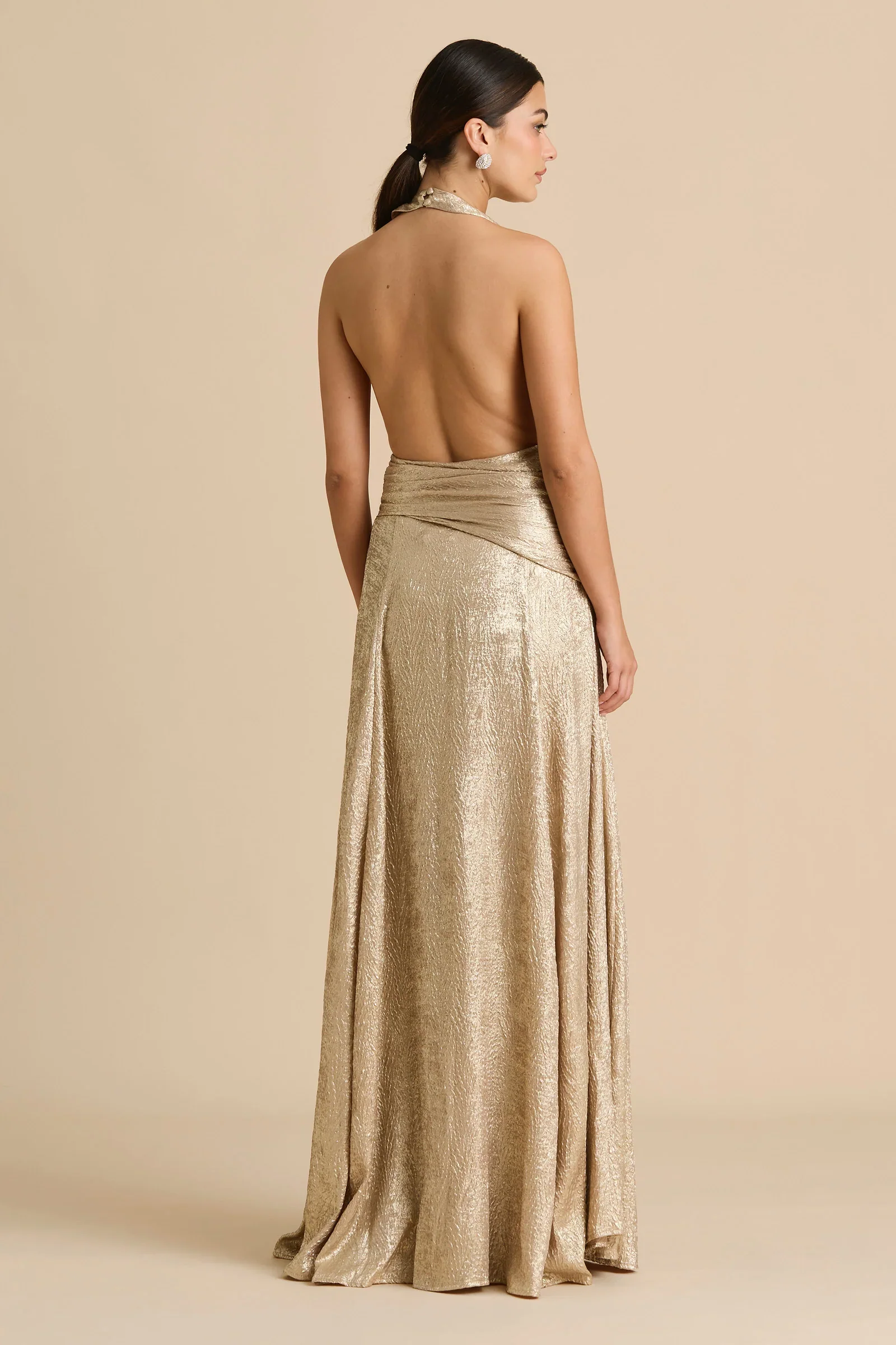Sonya Zephyr Gown - Gold - Image 4