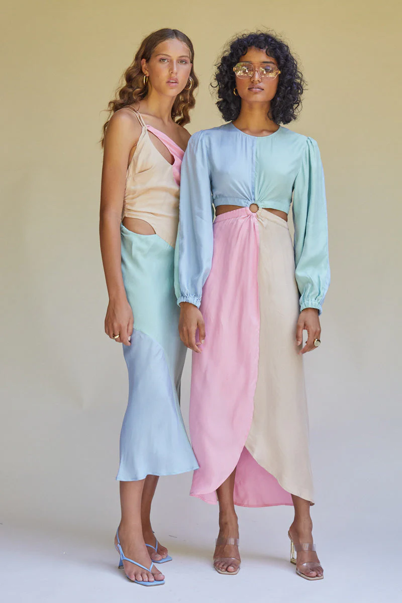 Suboo Calypso Long Sleeve Maxi Dress - Multi - Image 4