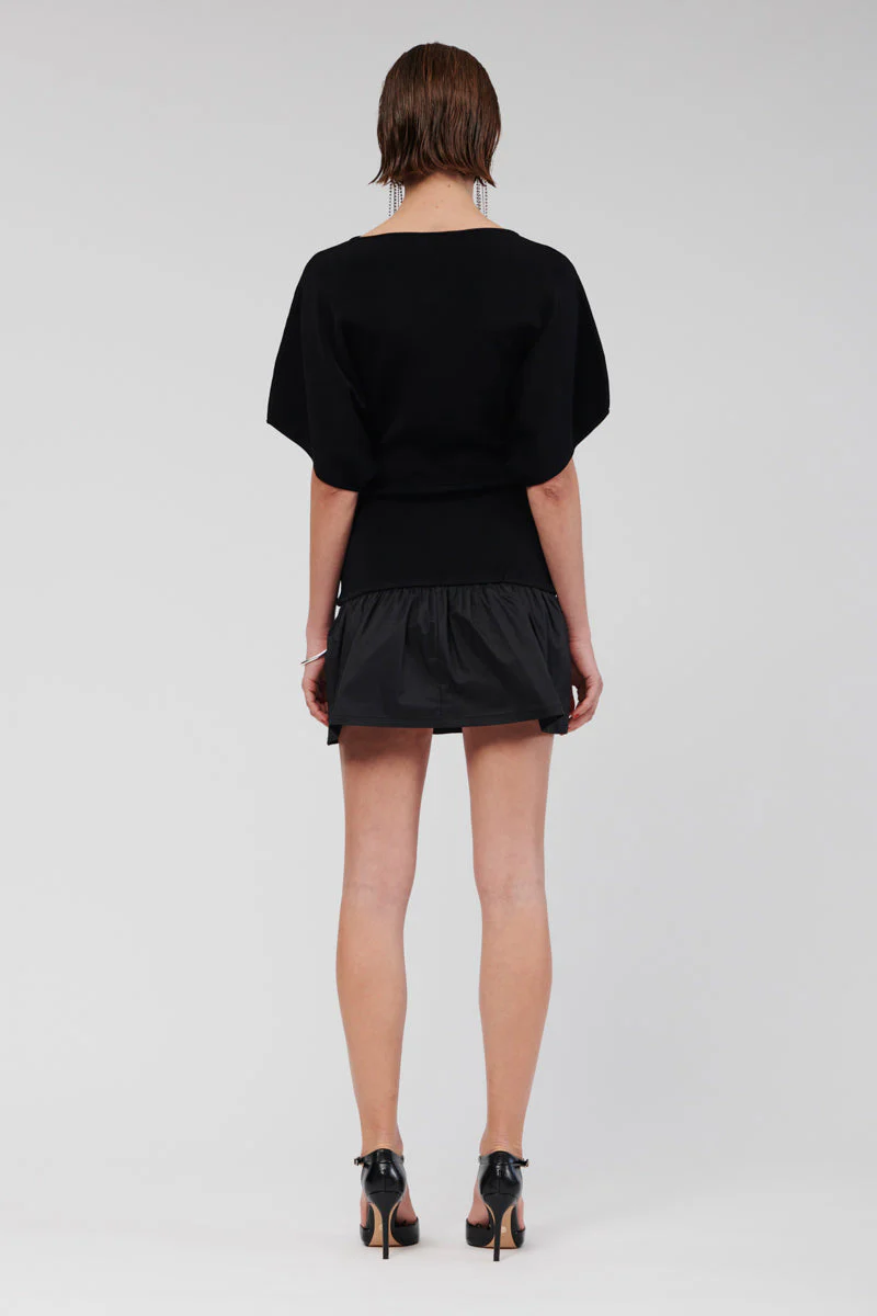 Suboo Naples Drop Waist Mini Dress - Black - Image 3