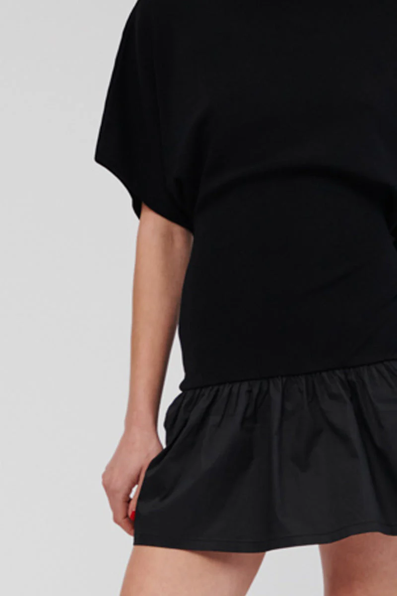 Suboo Naples Drop Waist Mini Dress - Black - Image 4
