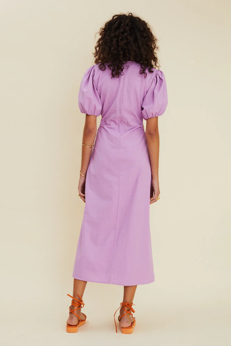 Suboo Skylar Cross Front Cut Out Maxi Dress - Lavendar - Image 3
