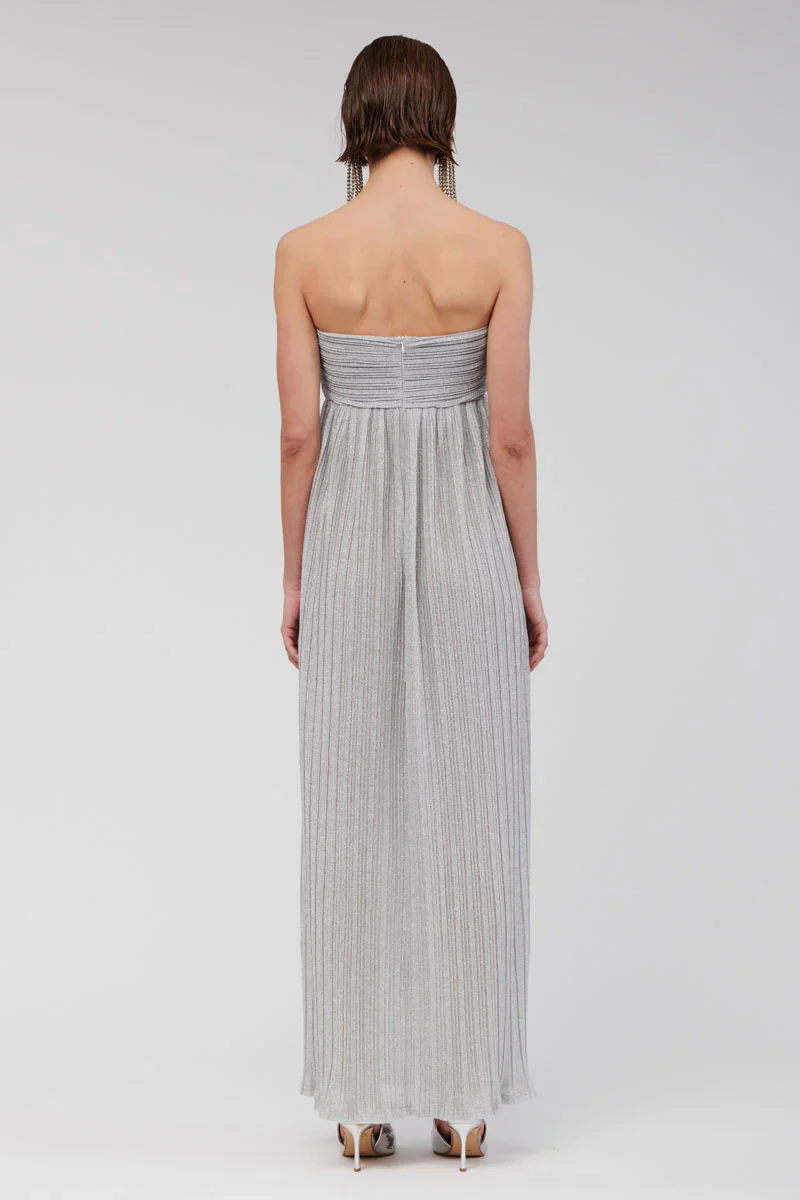 Suboo Stevie Bustier Maxi Dress - Silver - Image 3