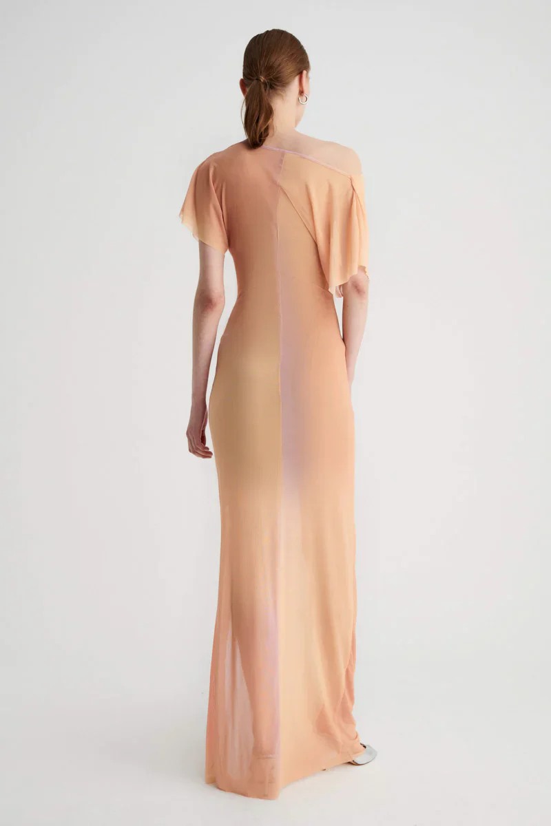 Suboo Venus Ruched Maxi Dress - Ombre - Image 3