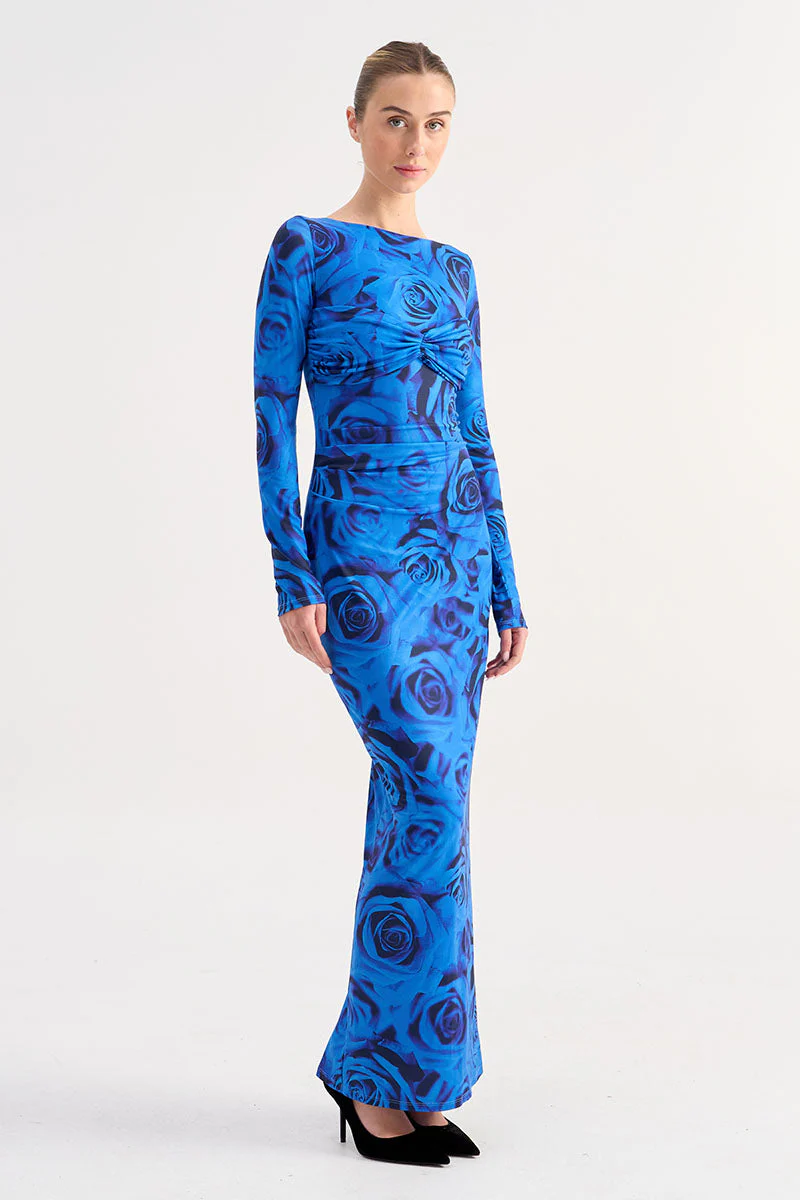 Suboo Verona Long Sleeve Maxi - Blue Rose - Image 2