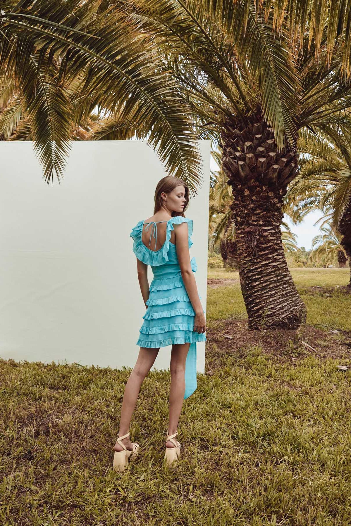 Talulah Petula Mini Dress - Blue - Image 3