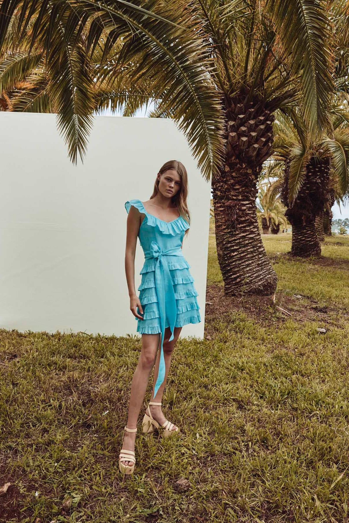 Talulah Petula Mini Dress - Blue - Image 4