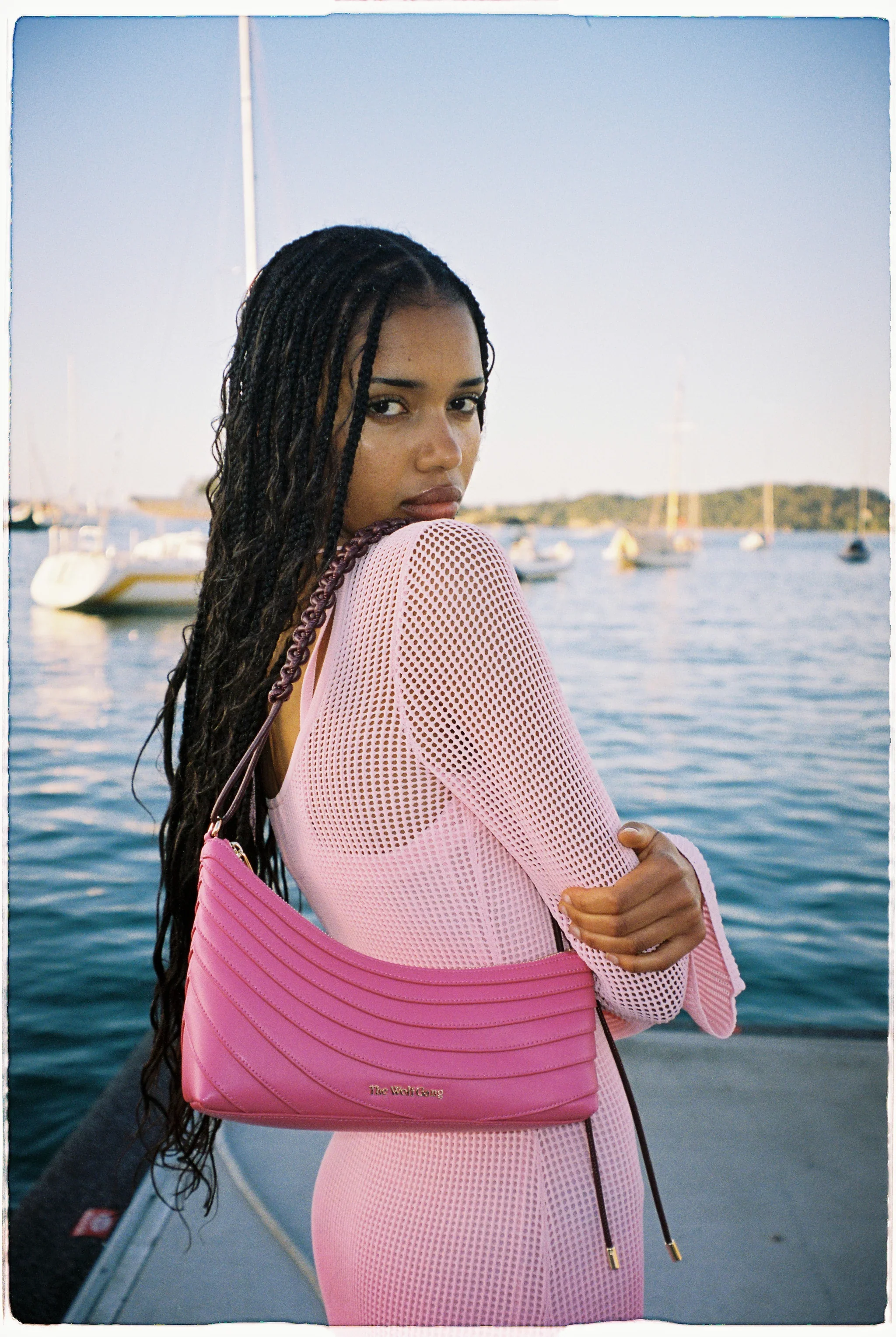 The Wolf Gang Calla Shoulder Bag - Magenta - Image 4
