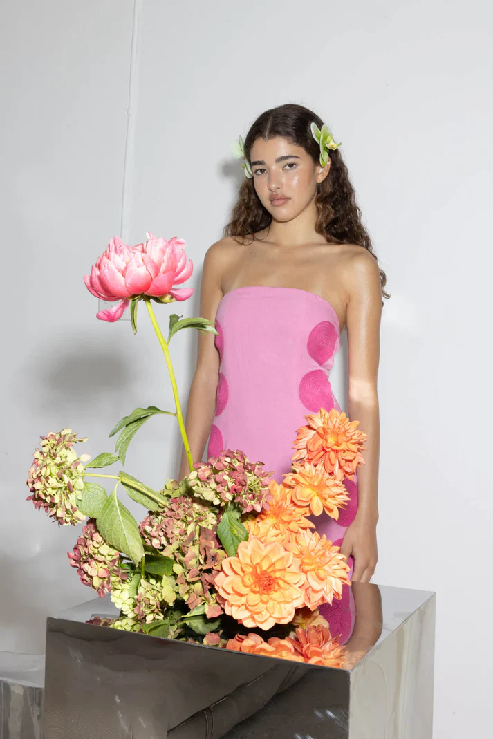 The Wolf Gang Filipa Embroidered Maxi Dress - Floss - Image 3