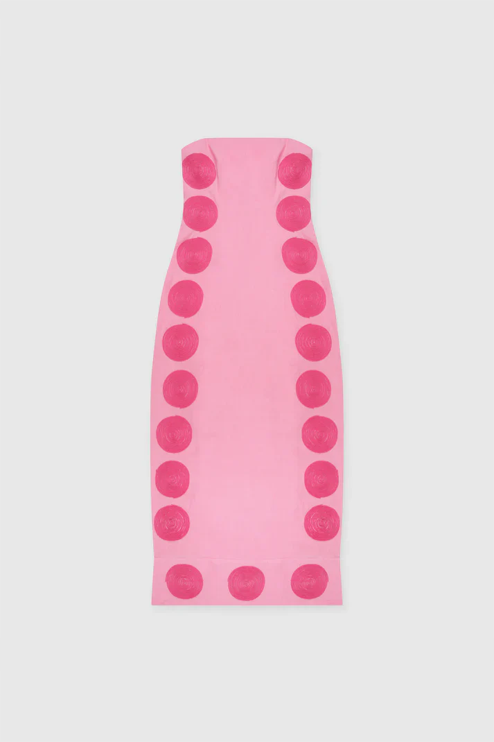 The Wolf Gang Filipa Embroidered Maxi Dress - Floss - Image 7