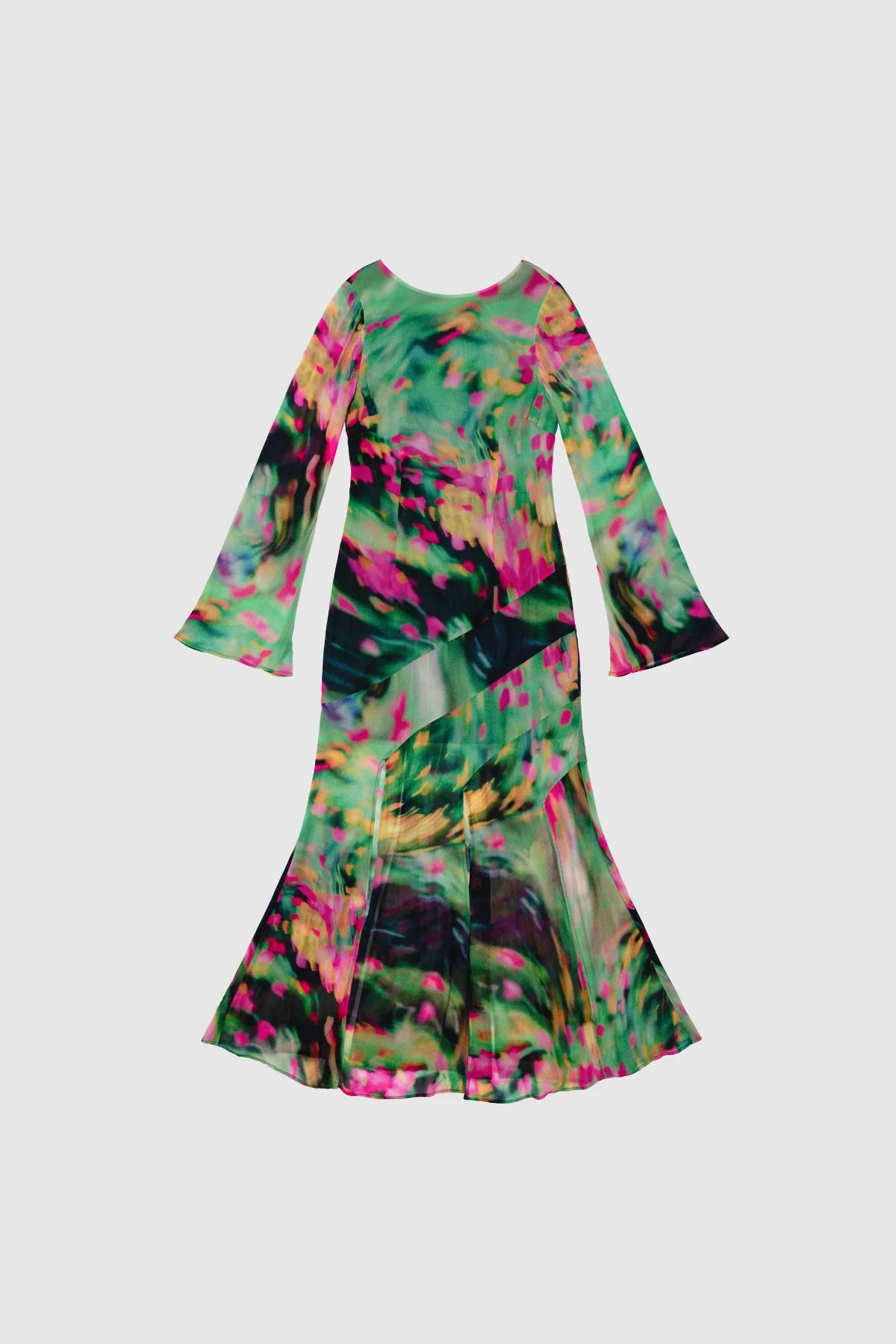 The Wolf Gang Giselle Maxi Dress - Verde Blur - Image 5