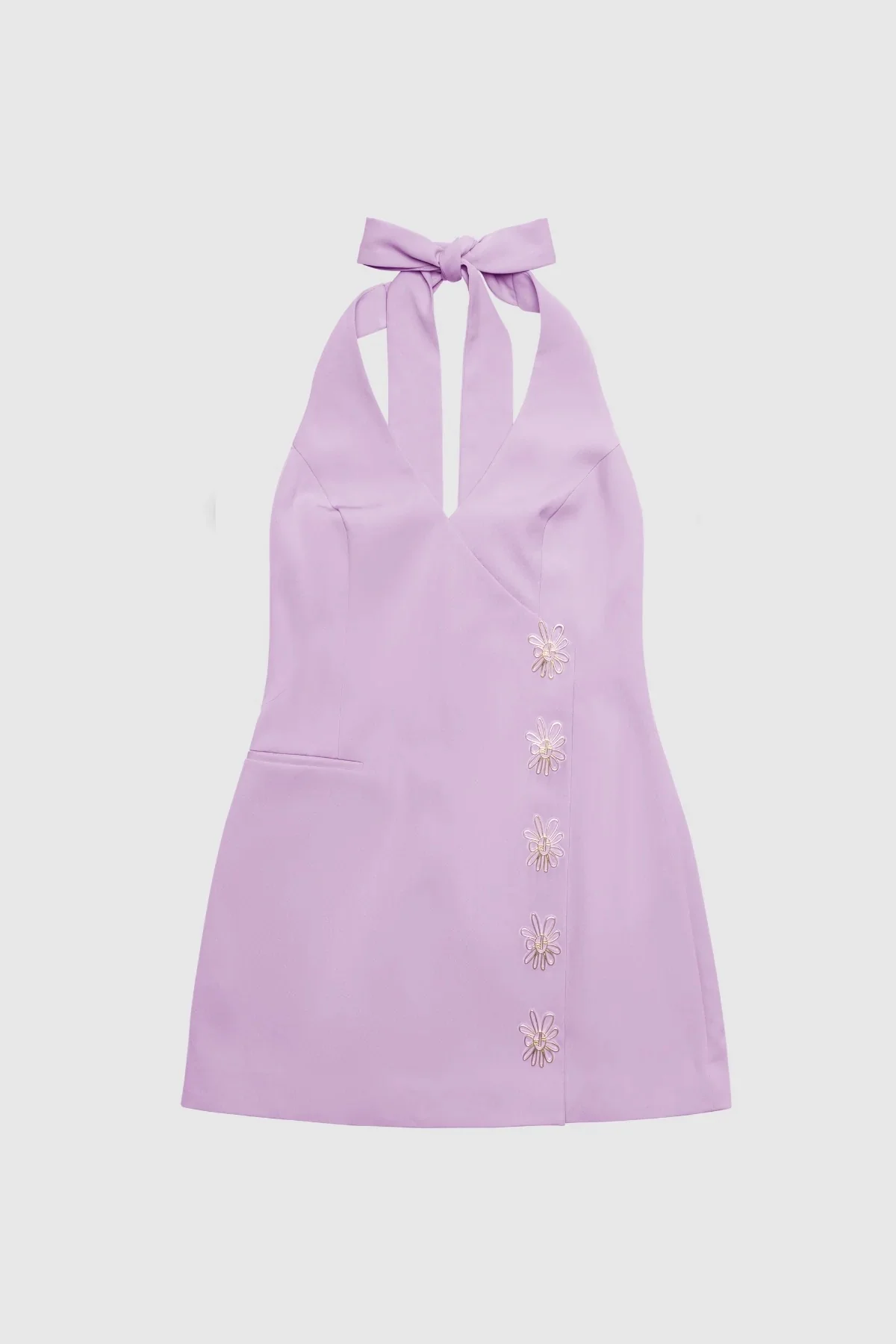 The Wolf Gang Inka Mini Vest Dress - Lavender - Image 3