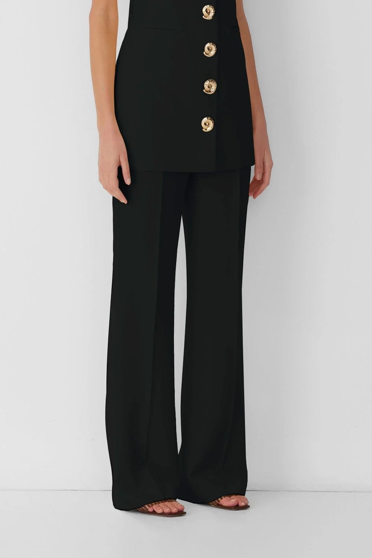 The Wolf Gang Irida Bootcut Pants - Black - Image 5