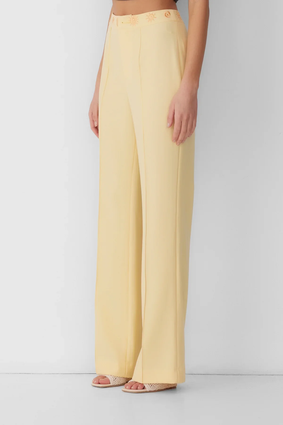 The Wolf Gang Irida Bootcut Pants - Butter - Image 6