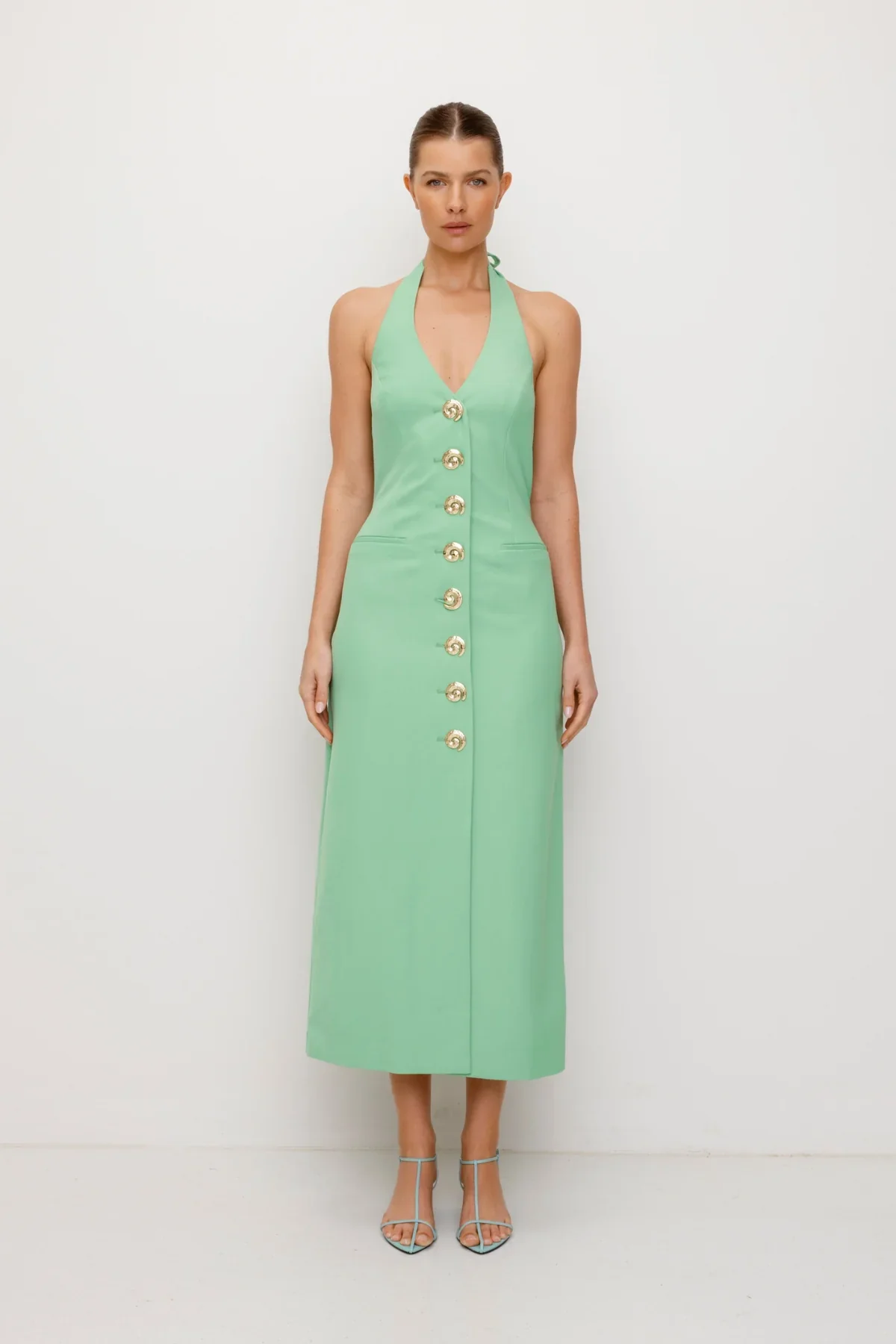 The Wolf Gang Irida Maxi Dress - Sage