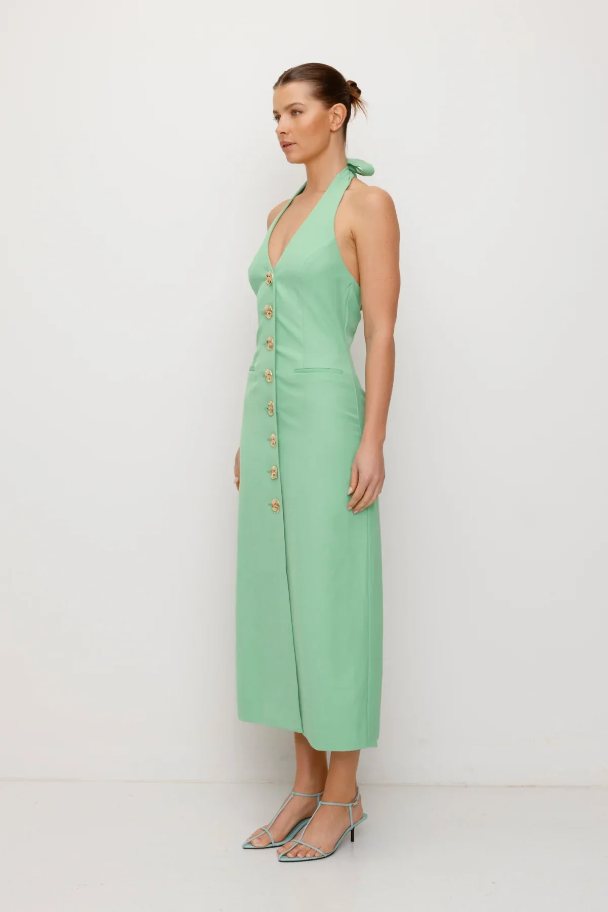 The Wolf Gang Irida Maxi Dress - Sage - Image 5