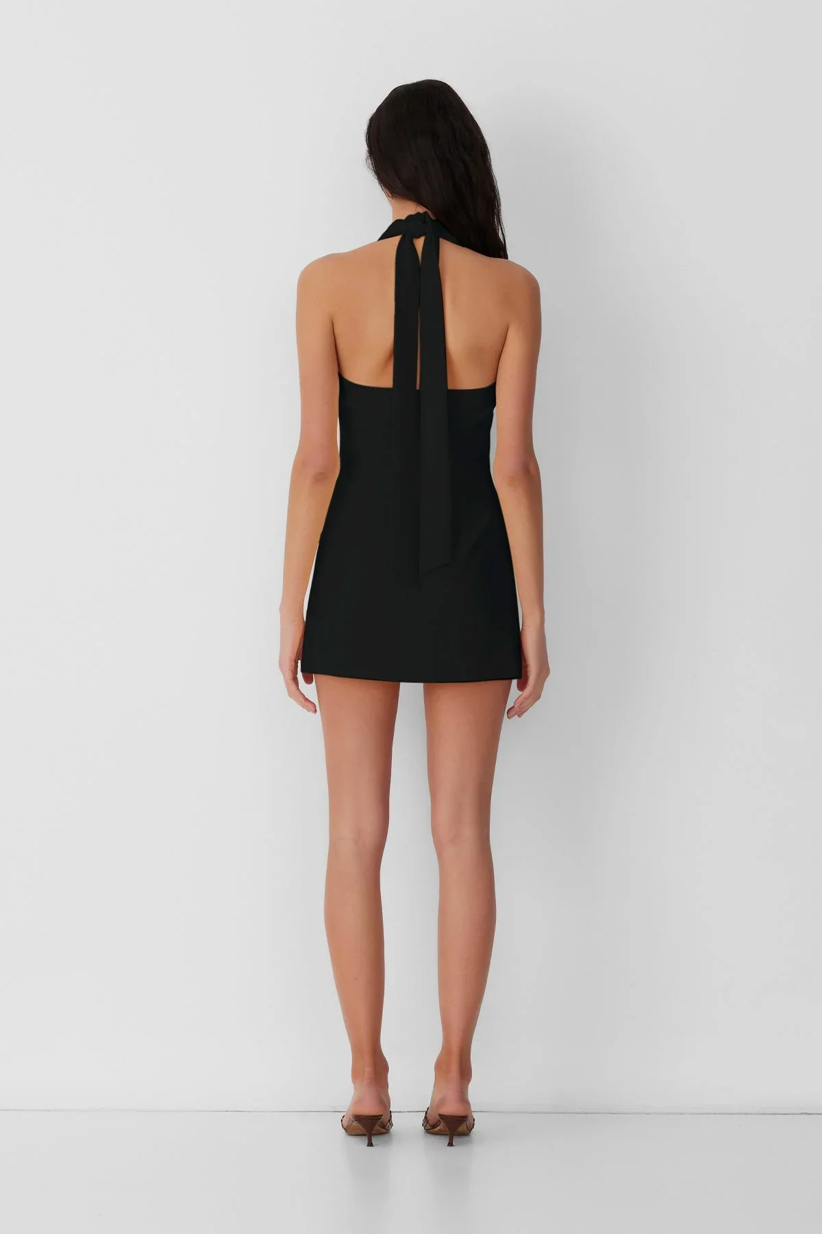 The Wolf Gang Irida Vest Dress - Black - Image 3