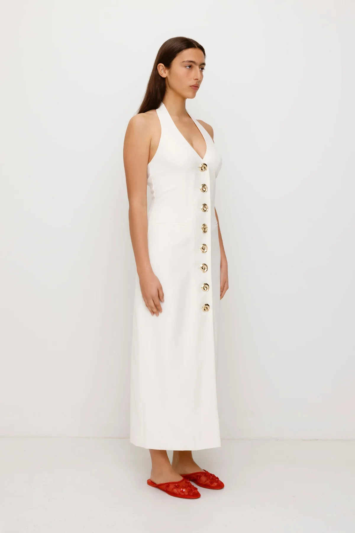 The Wolf Gang Irida Maxi Dress - Ivory - Image 2