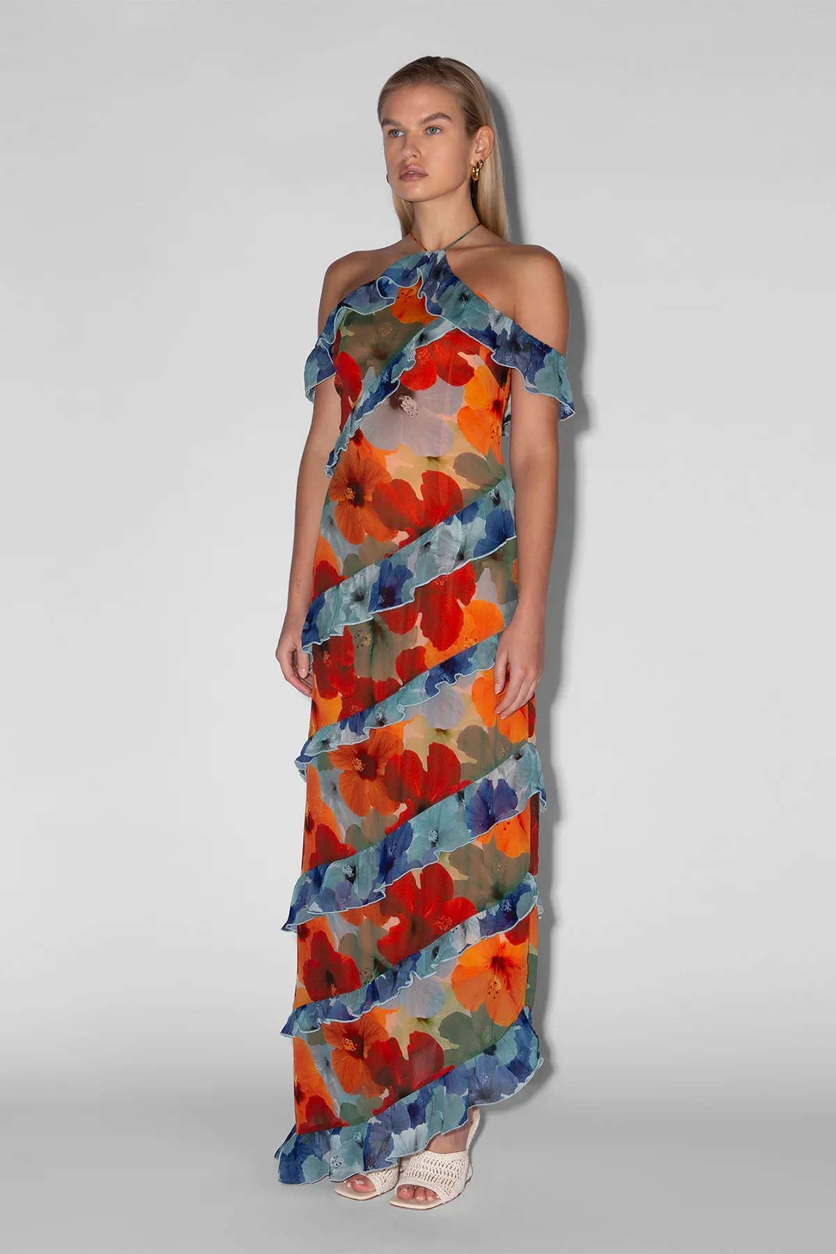 The Wolf Gang Isola Maxi Dress - Floral - Image 4