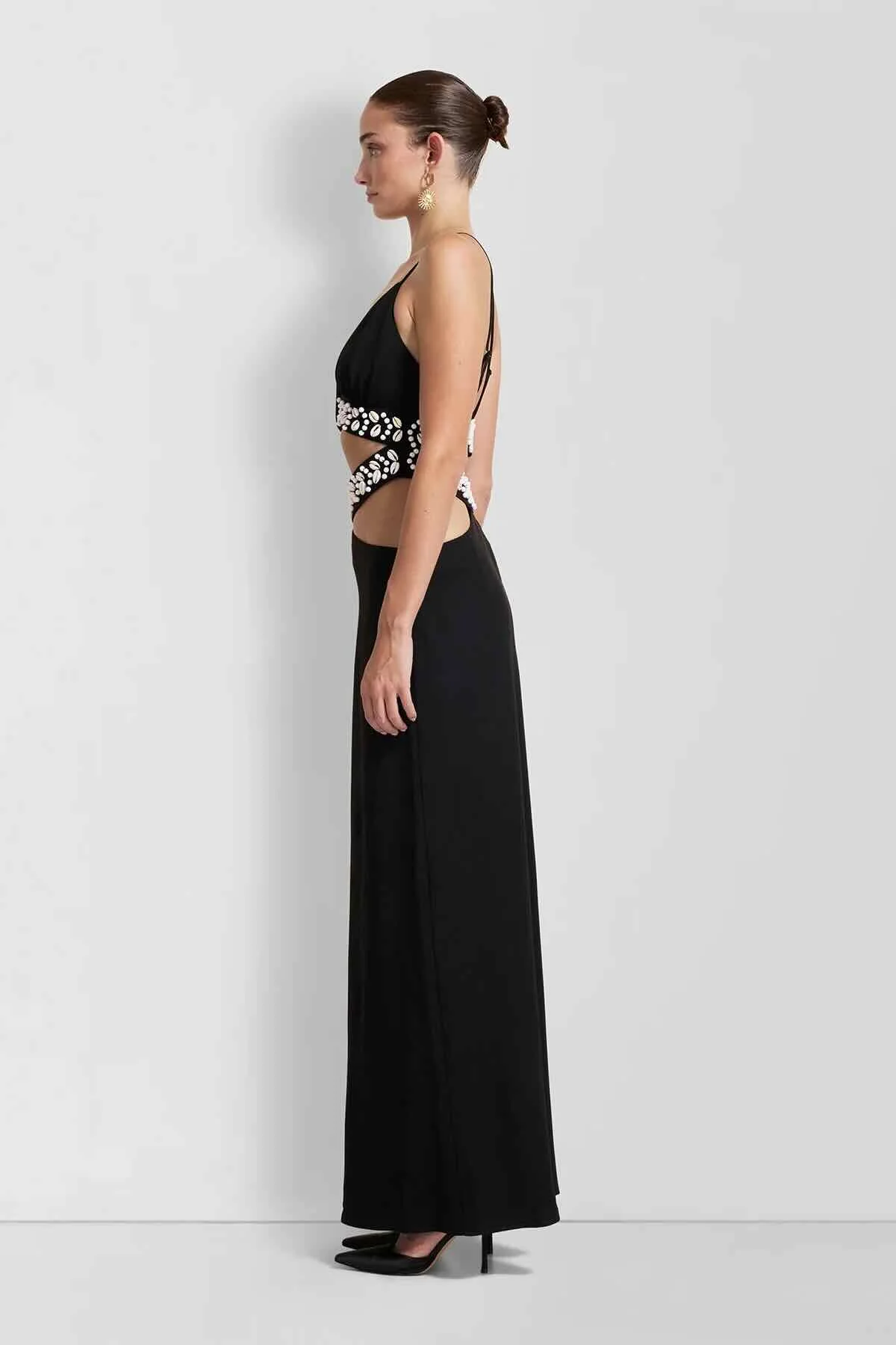 The Wolf Gang La Playa Maxi Dress - Noir - Image 3