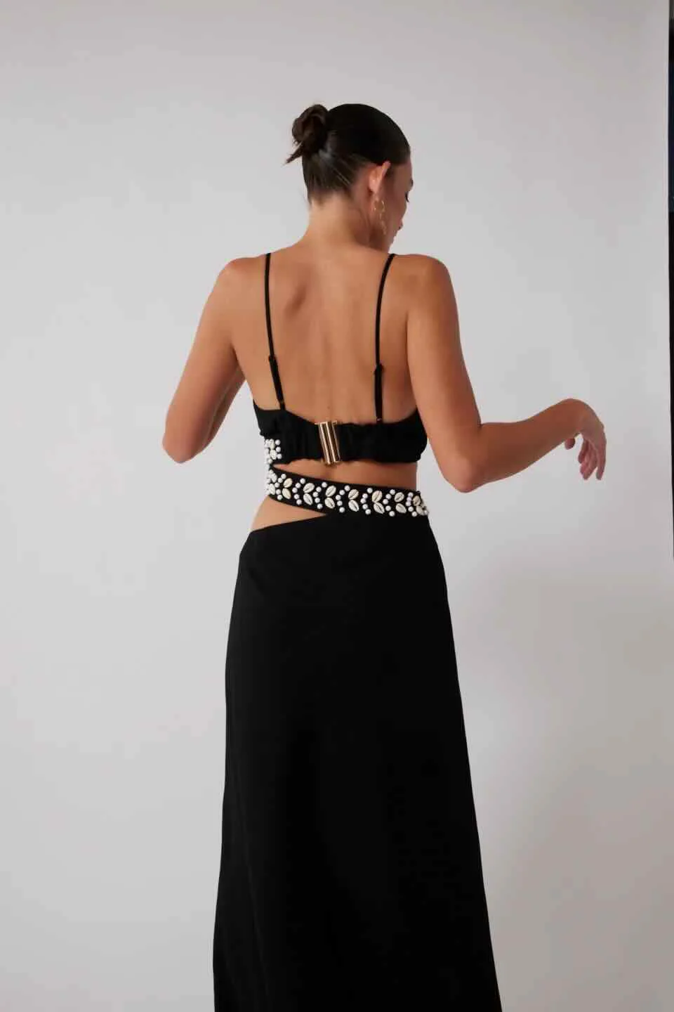 The Wolf Gang La Playa Maxi Dress - Noir - Image 4