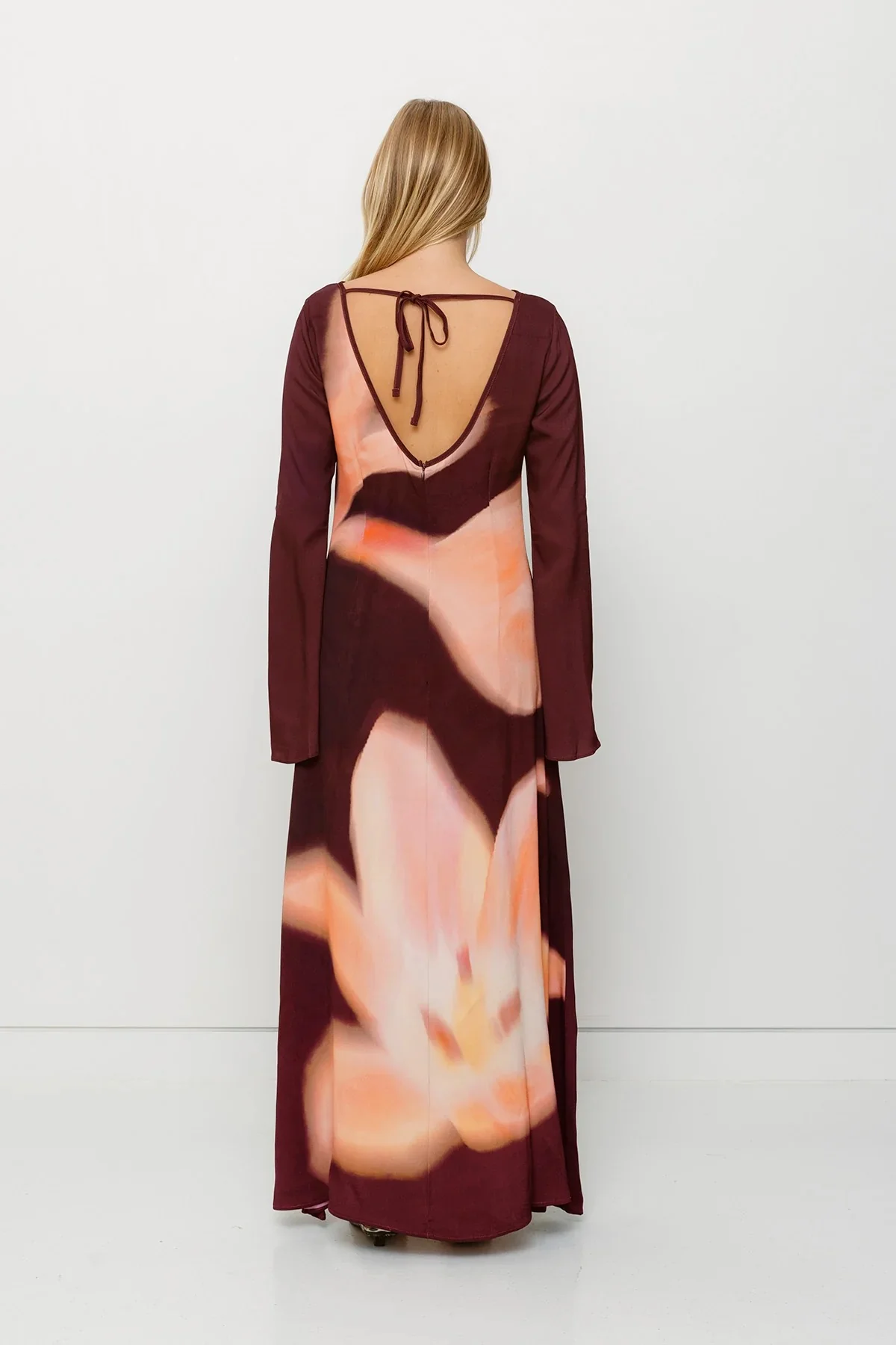 The Wolf Gang Leona Maxi Dress - Cocoa Flower - Image 6