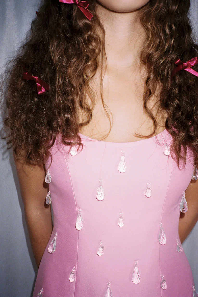 The Wolf Gang Luvia Beaded Mini Dress - Floss - Image 5